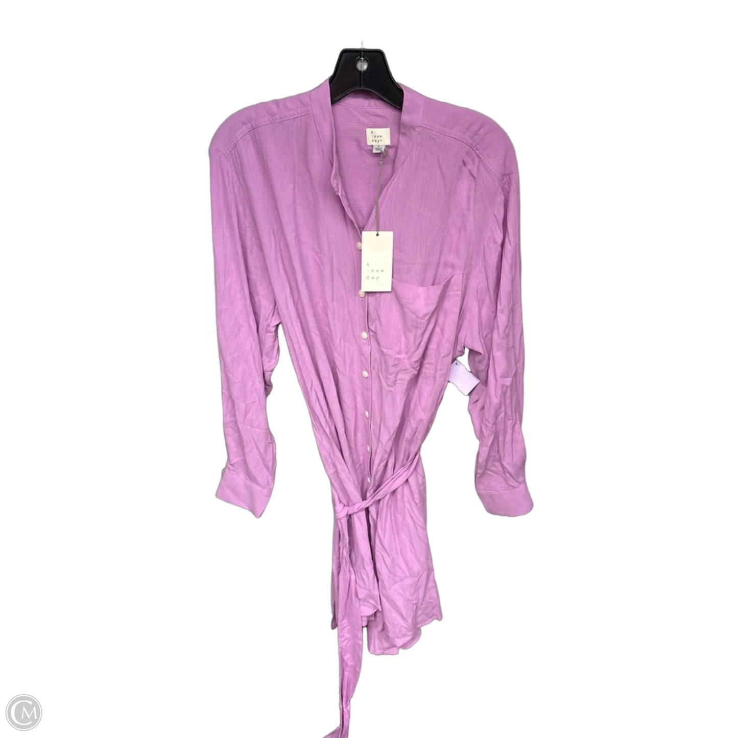 Dress Casual Midi By A New Day In Pink, Size: S
