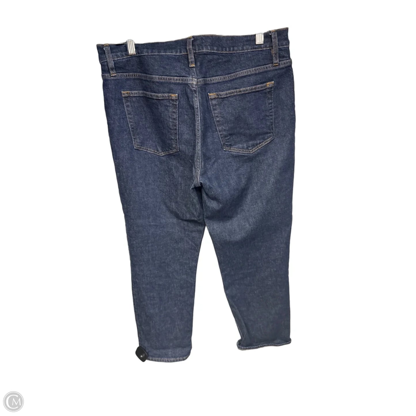 Jeans Straight By Frame In Blue Denim, Size: 30