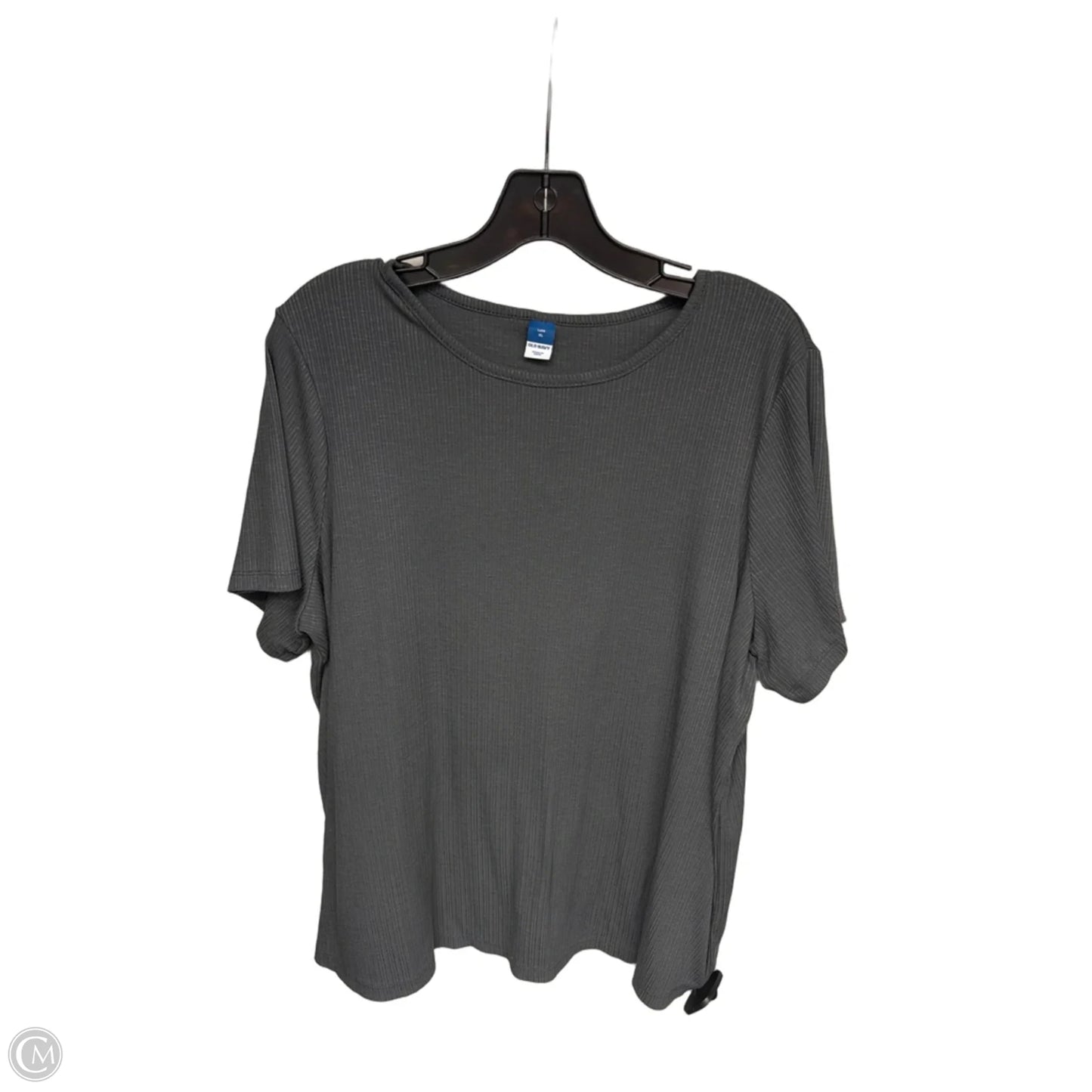Top Short Sleeve Basic By Old Navy In Grey, Size: Xl