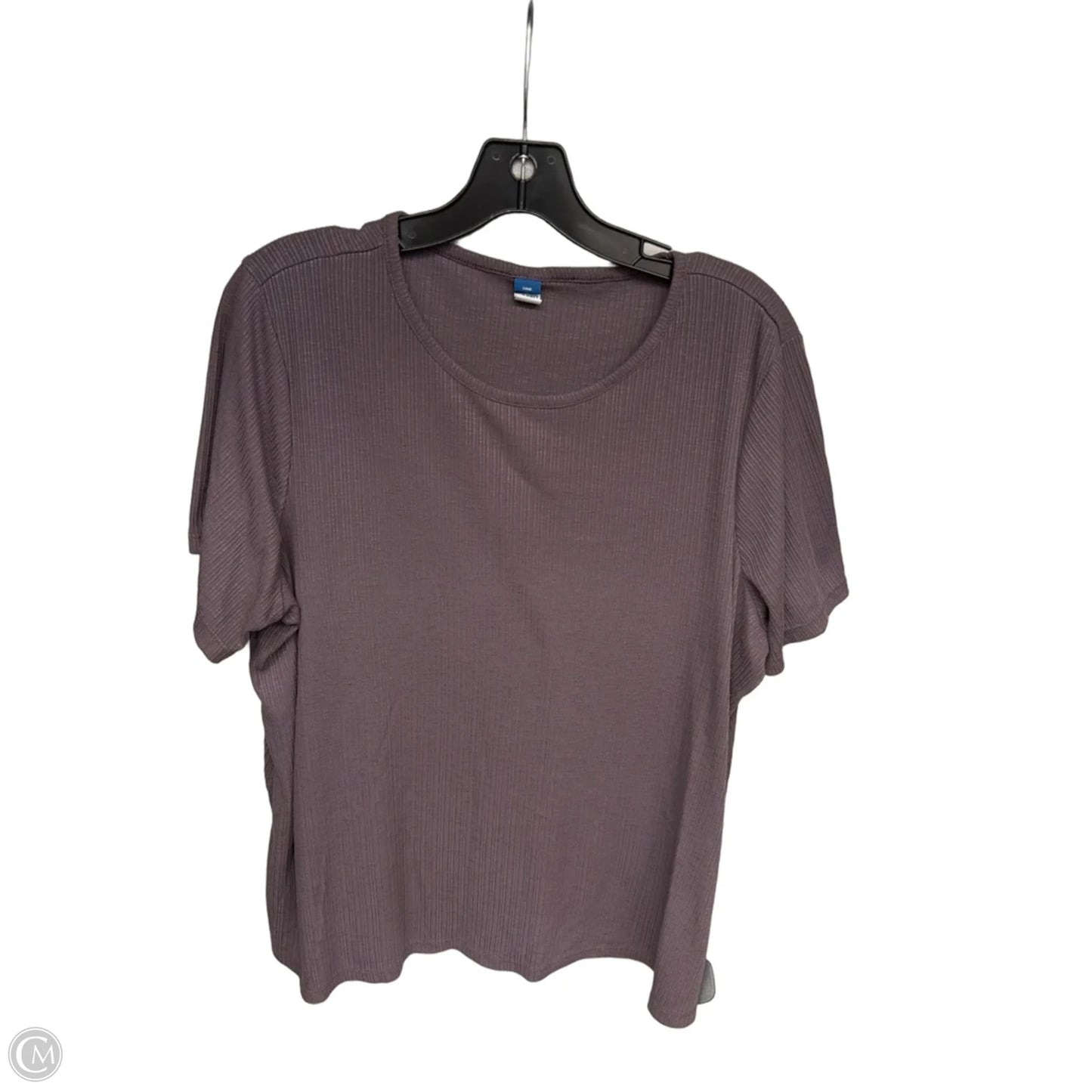 Top Short Sleeve Basic By Old Navy In Purple, Size: Xl