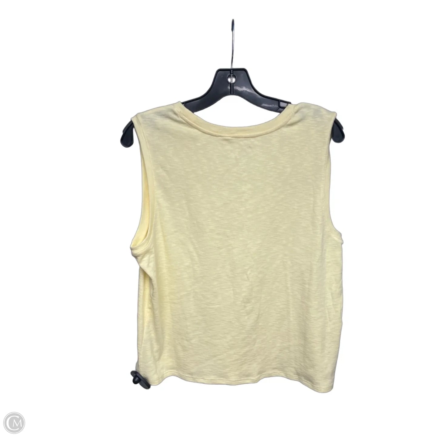 Top Sleeveless By Marled In Yellow, Size: L