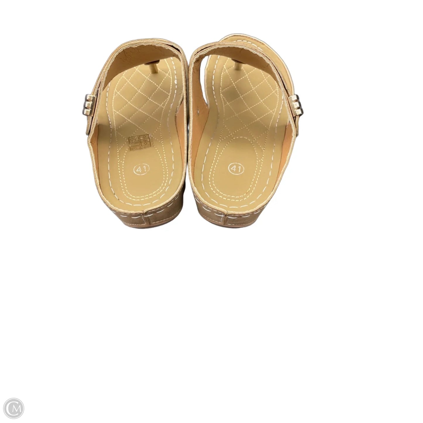 Sandals Flip Flops By Clothes Mentor In Brown, Size: 9