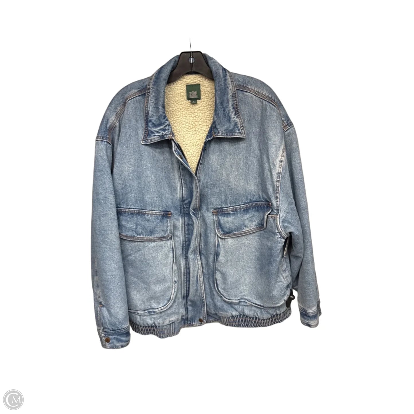 Jacket Denim By Wild Fable In Blue Denim, Size: Xl