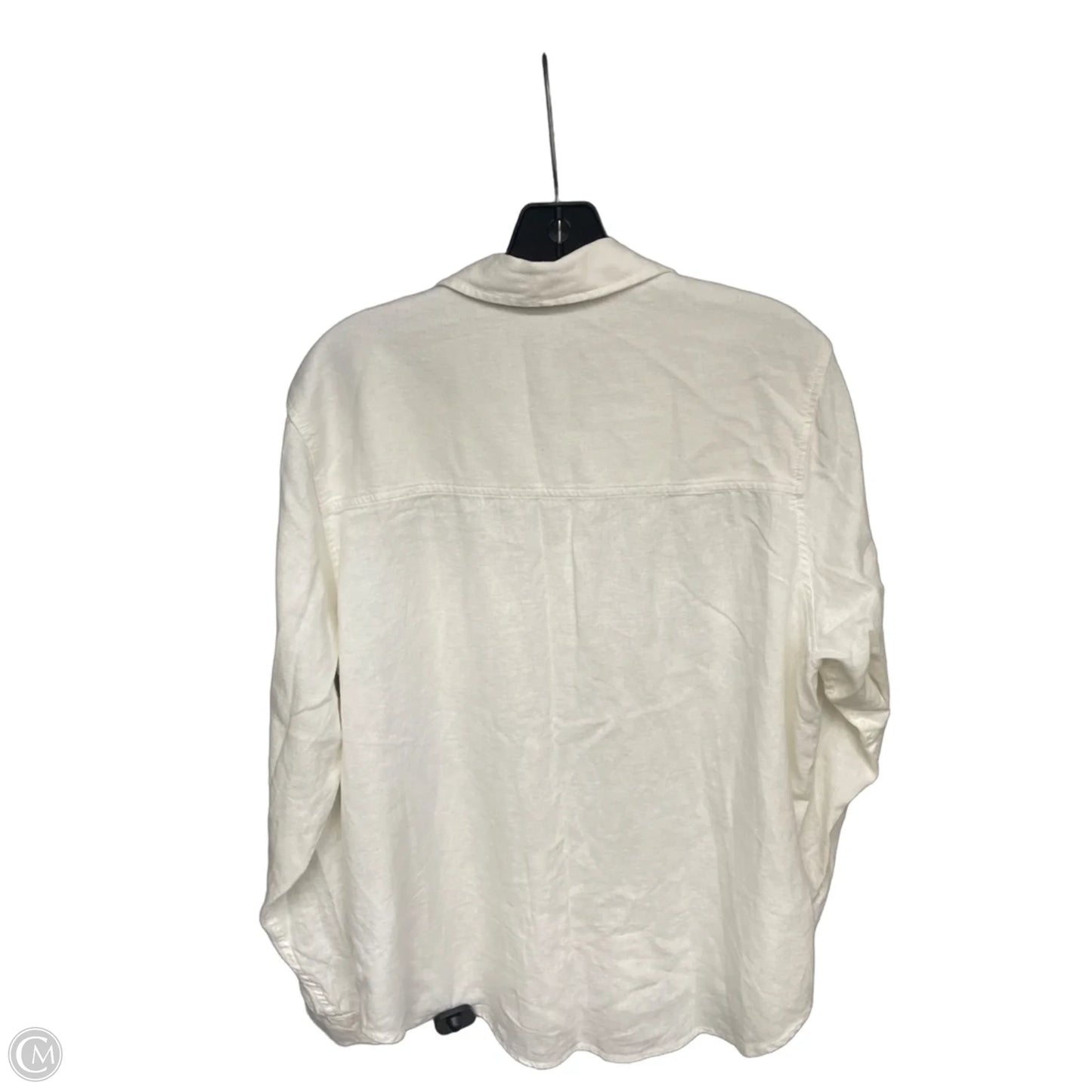 Top Long Sleeve By Universal Thread In Ivory, Size: L