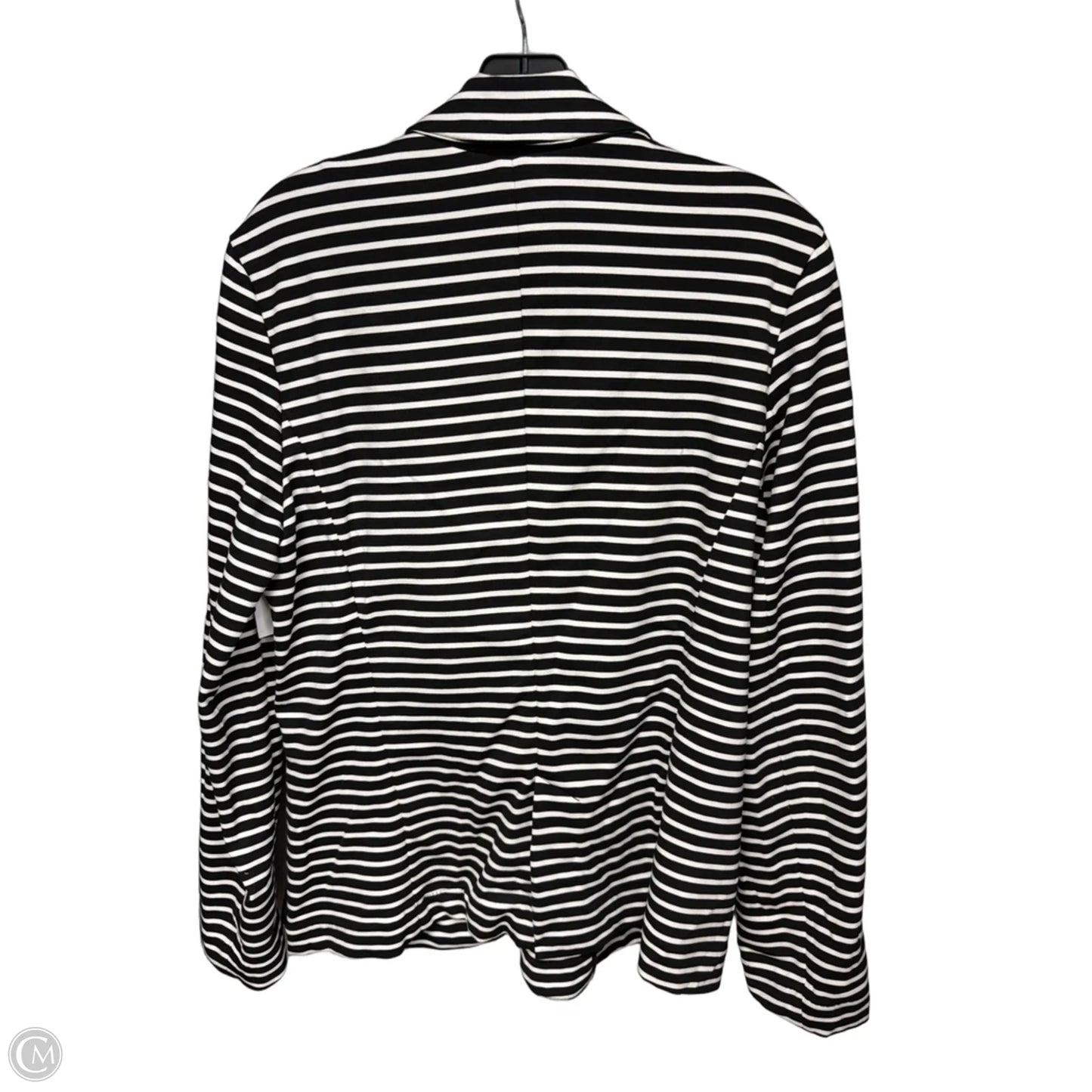 Blazer By Philosophy In Striped Pattern, Size: L