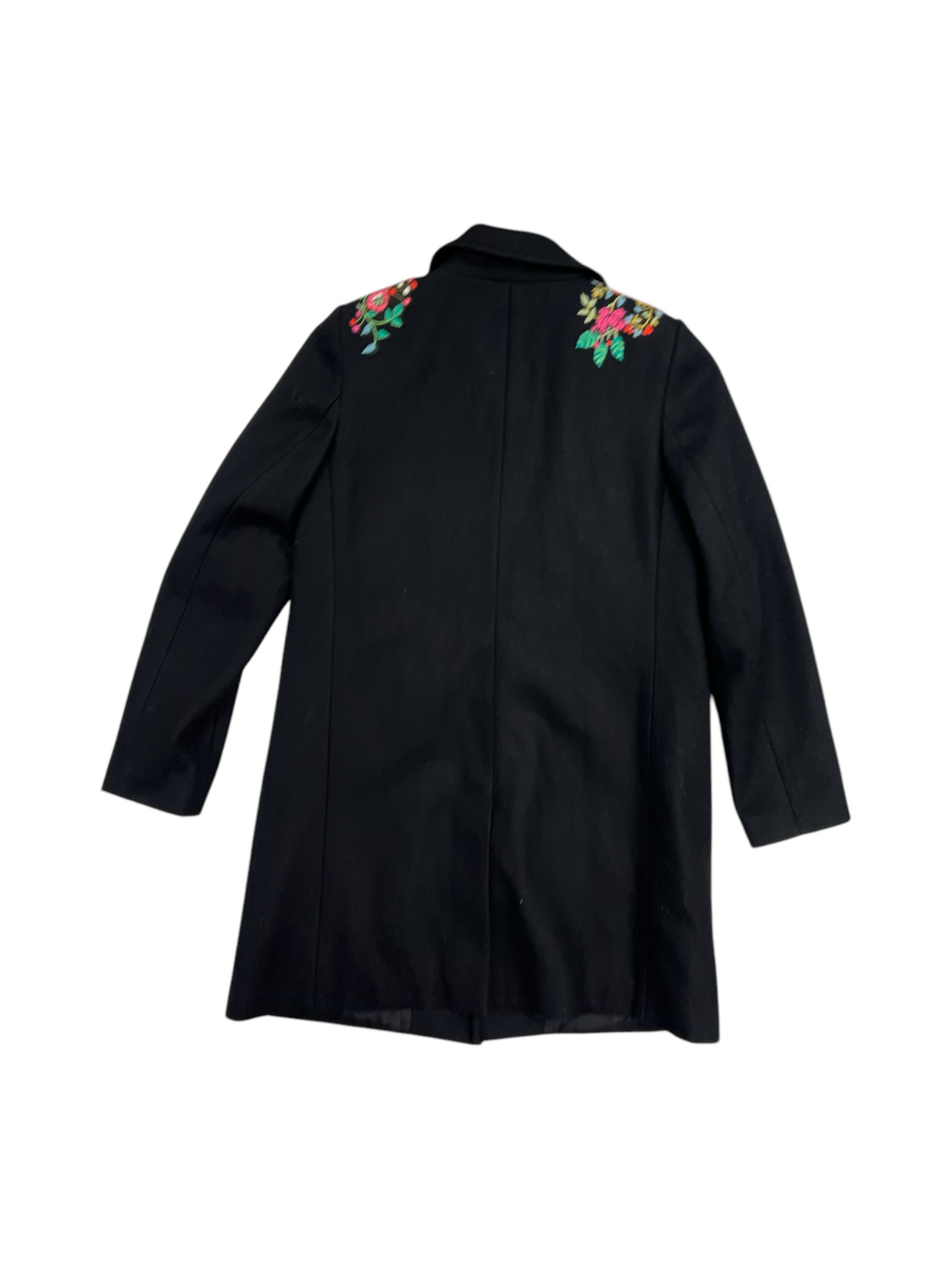 Coat Peacoat By Loft In Black, Size: S