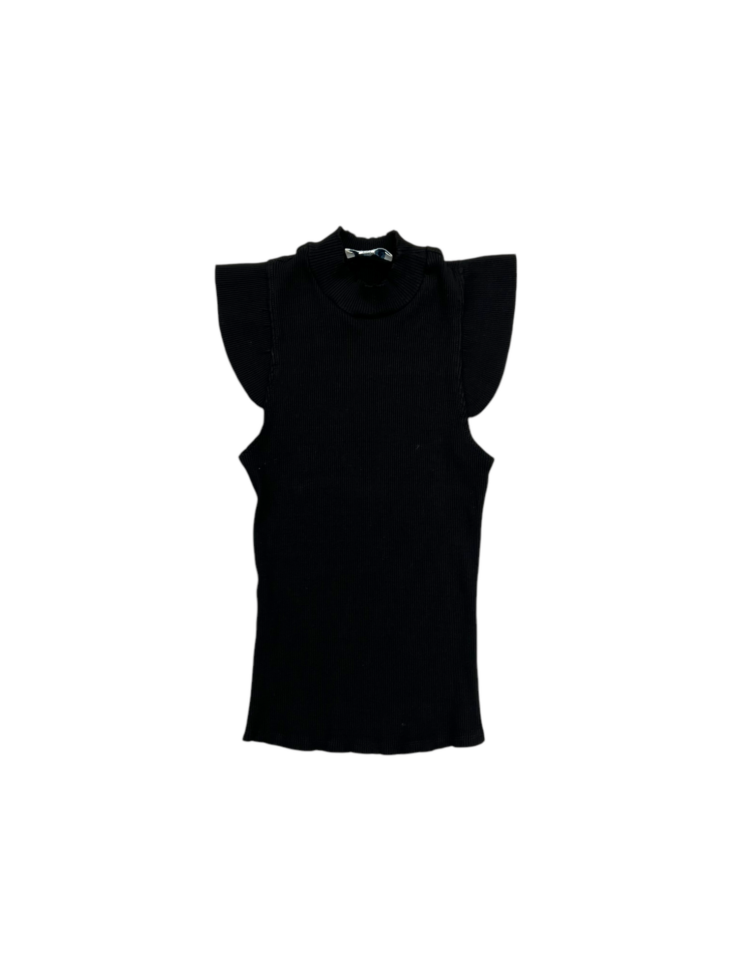 Top Sleeveless By Clothes Mentor In Black, Size: L
