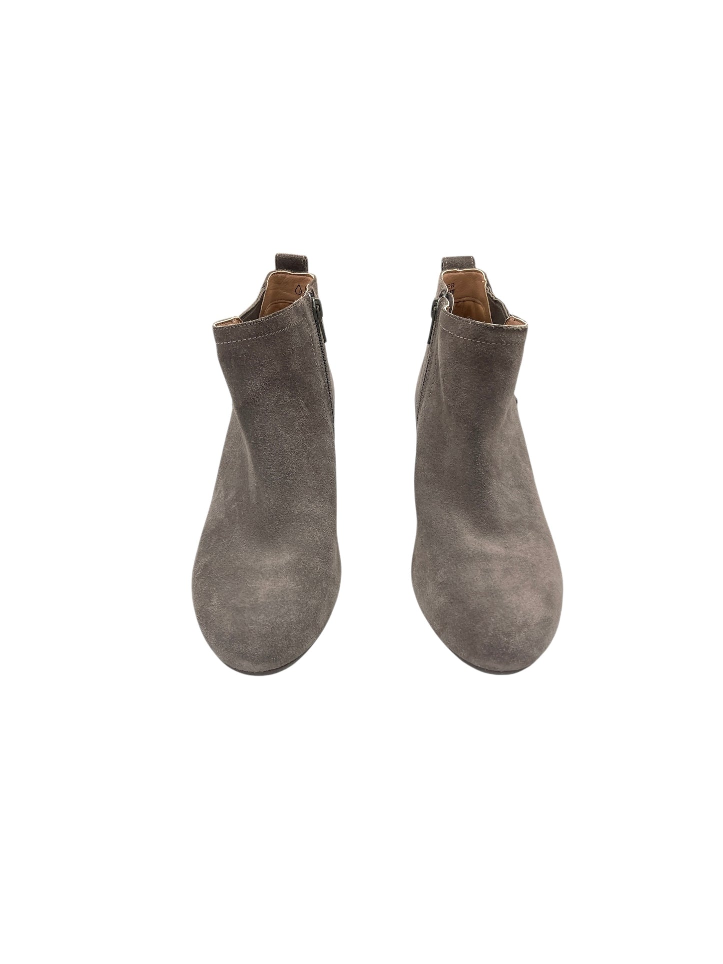 Boots Ankle Heels By Vionic In Grey, Size: 8.5