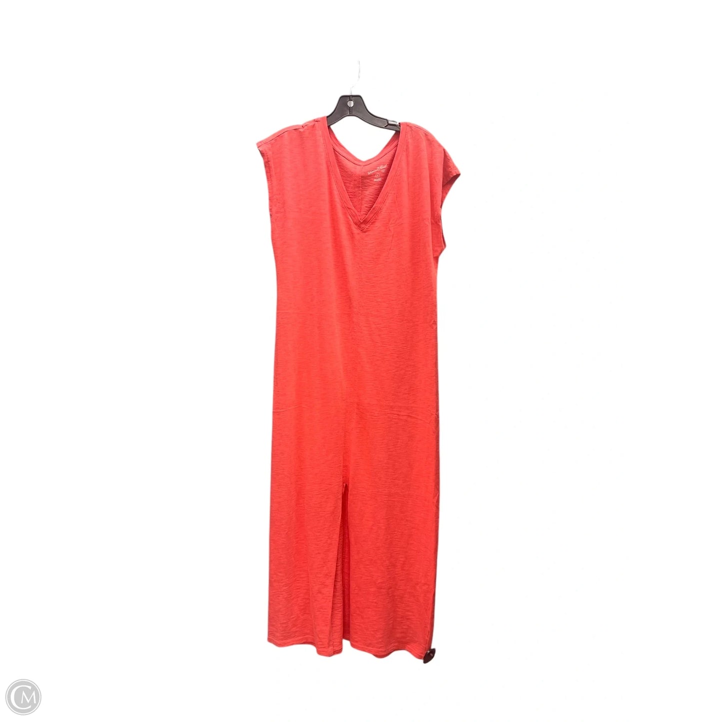 Dress Casual Midi By Universal Thread In Orange, Size: M