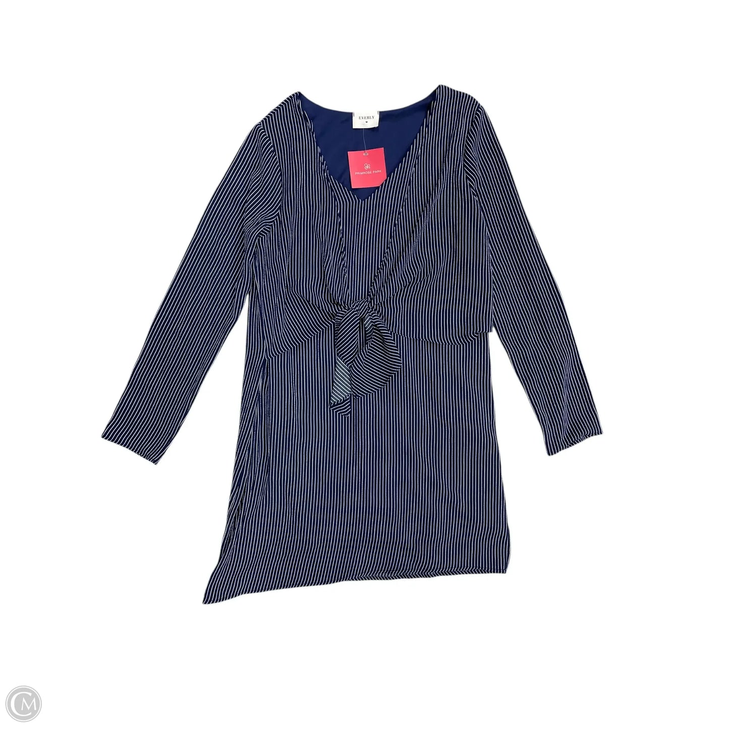 Dress Casual Midi By Everly In Striped Pattern, Size: M