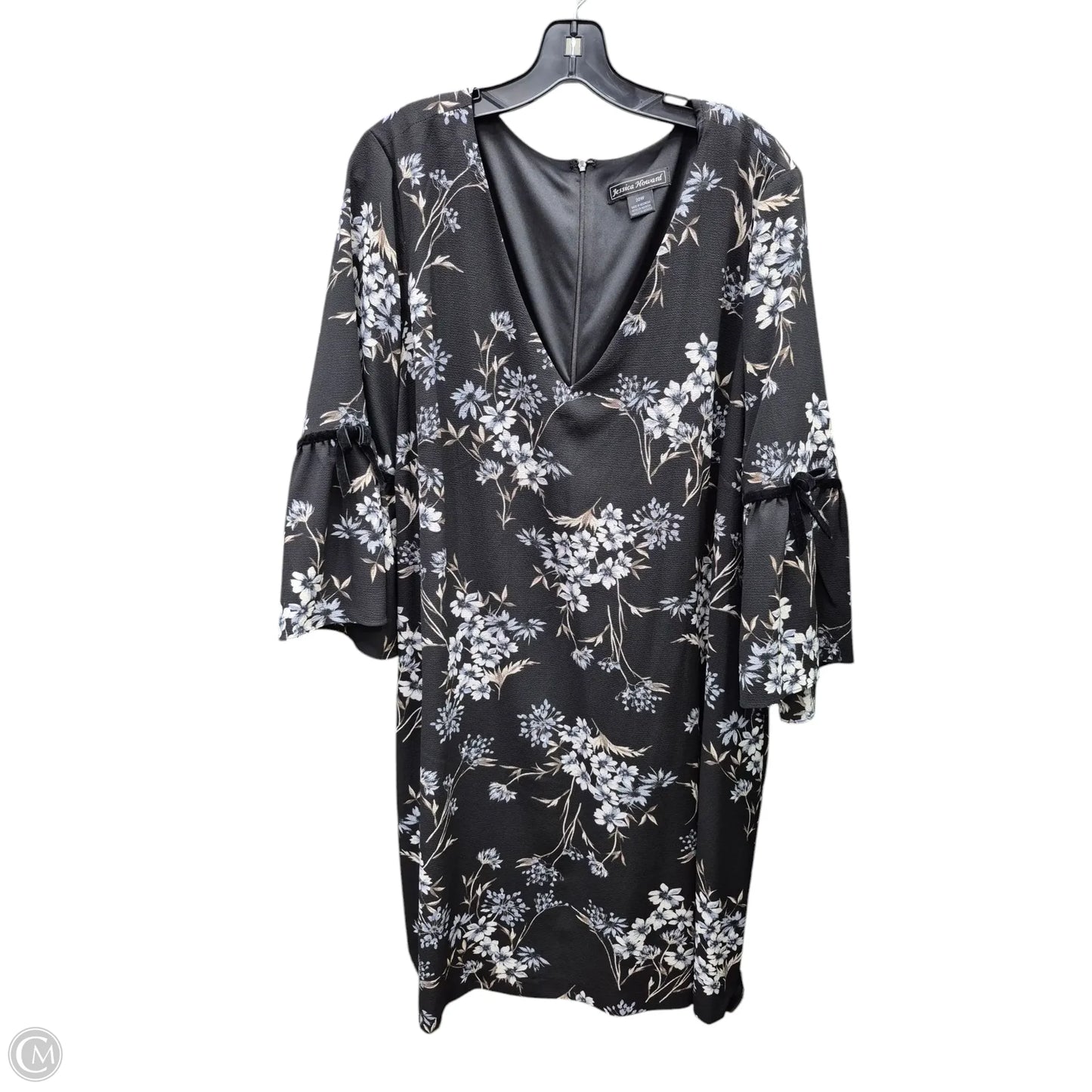 Dress Party Midi By Jessica Howard In Floral Print, Size: 20