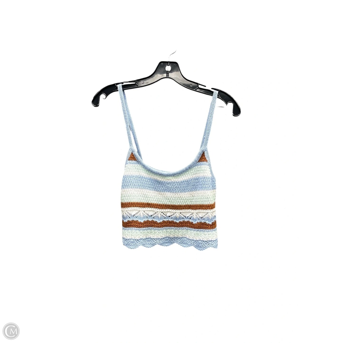 Tank Top By No Comment In Blue & Green, Size: L
