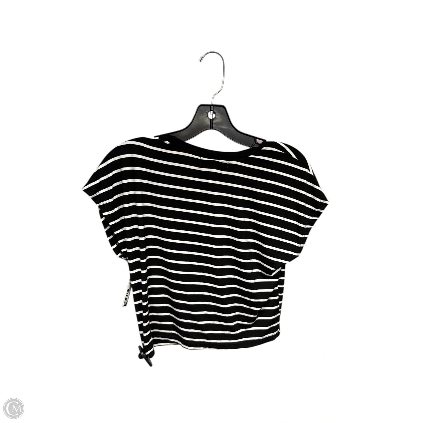 Top Short Sleeve By Clothes Mentor In Striped Pattern, Size: M