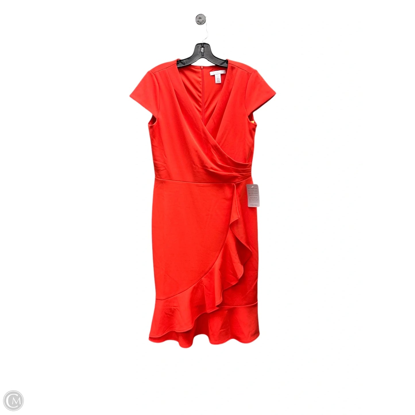 Dress Party Midi By London Times In Red, Size: 10