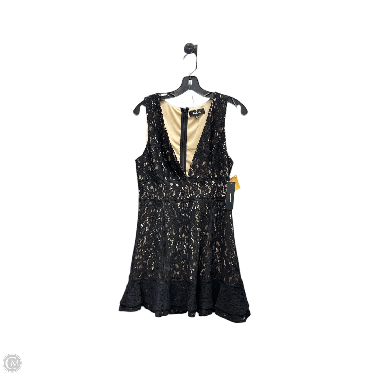 Dress Party Midi By Lulus In Black, Size: M