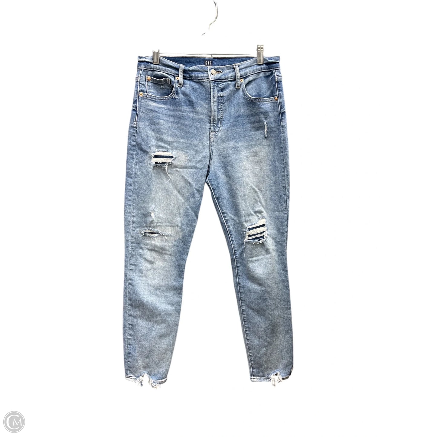 Jeans Skinny By Gap In Blue Denim, Size: 30