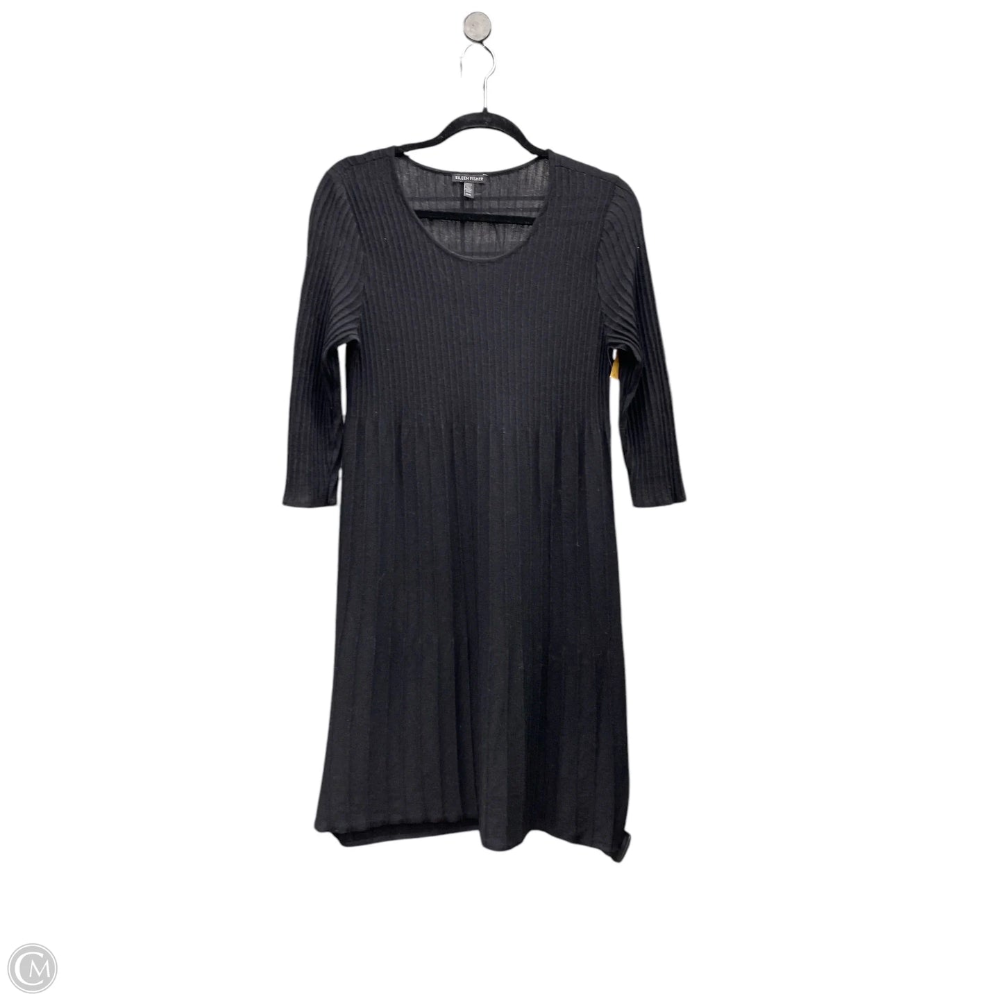 Dress Casual Midi By Eileen Fisher In Black, Size: M