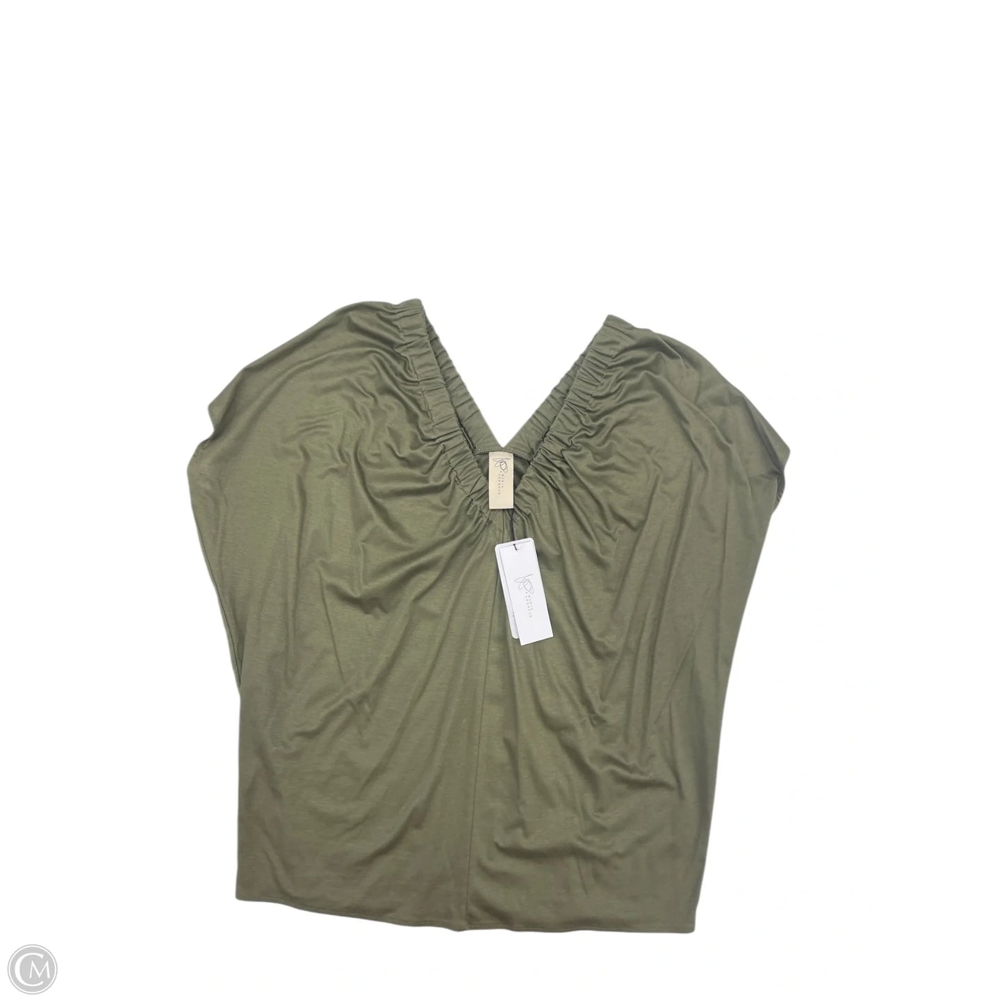 Top Short Sleeve By Zero + Maria Cornejo In Green, Size: M
