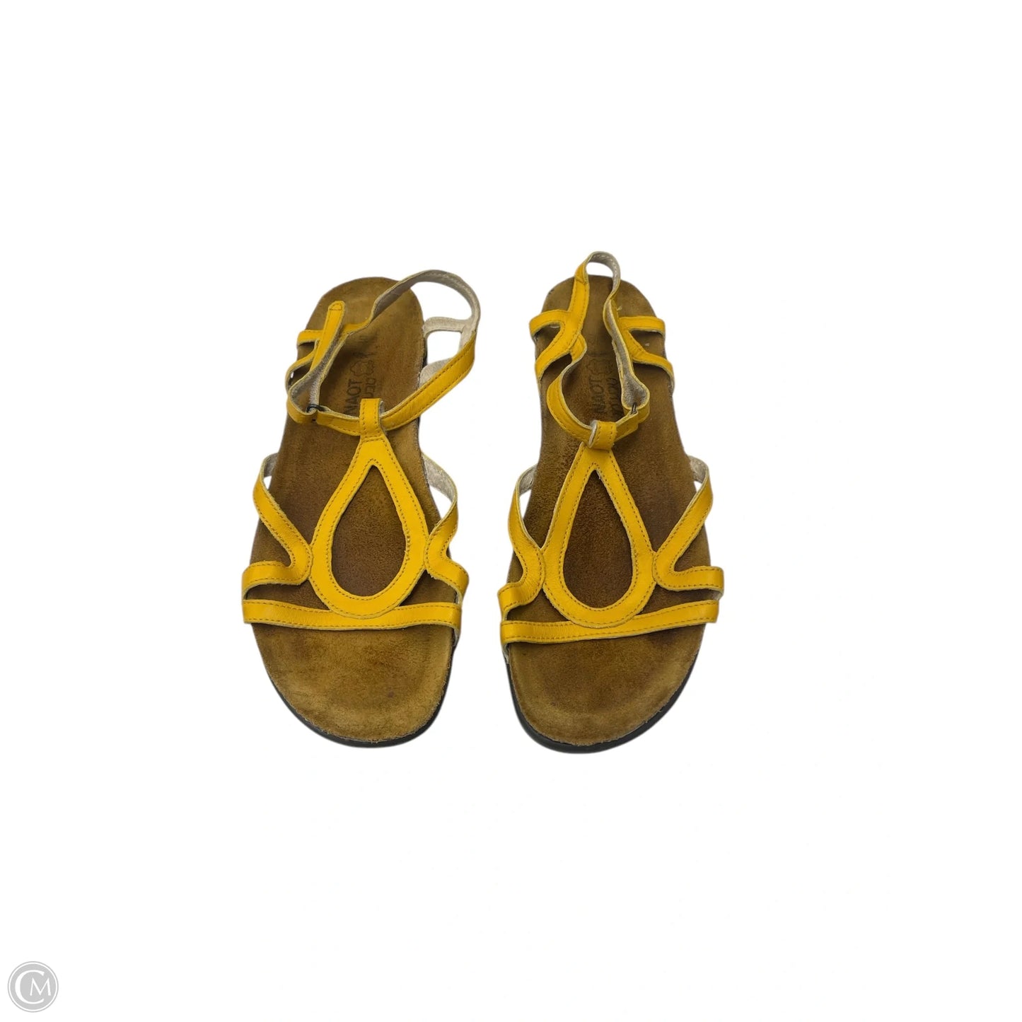 Sandals Flats By Minnetonka In Yellow, Size: 9