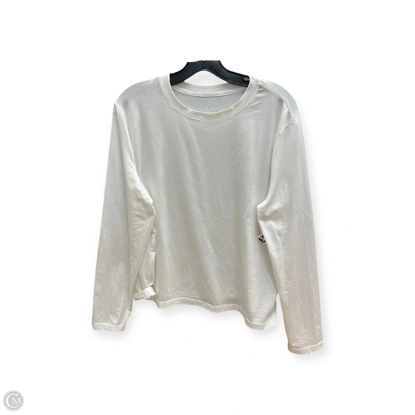 Top Long Sleeve Basic By A New Day In White, Size: Xl