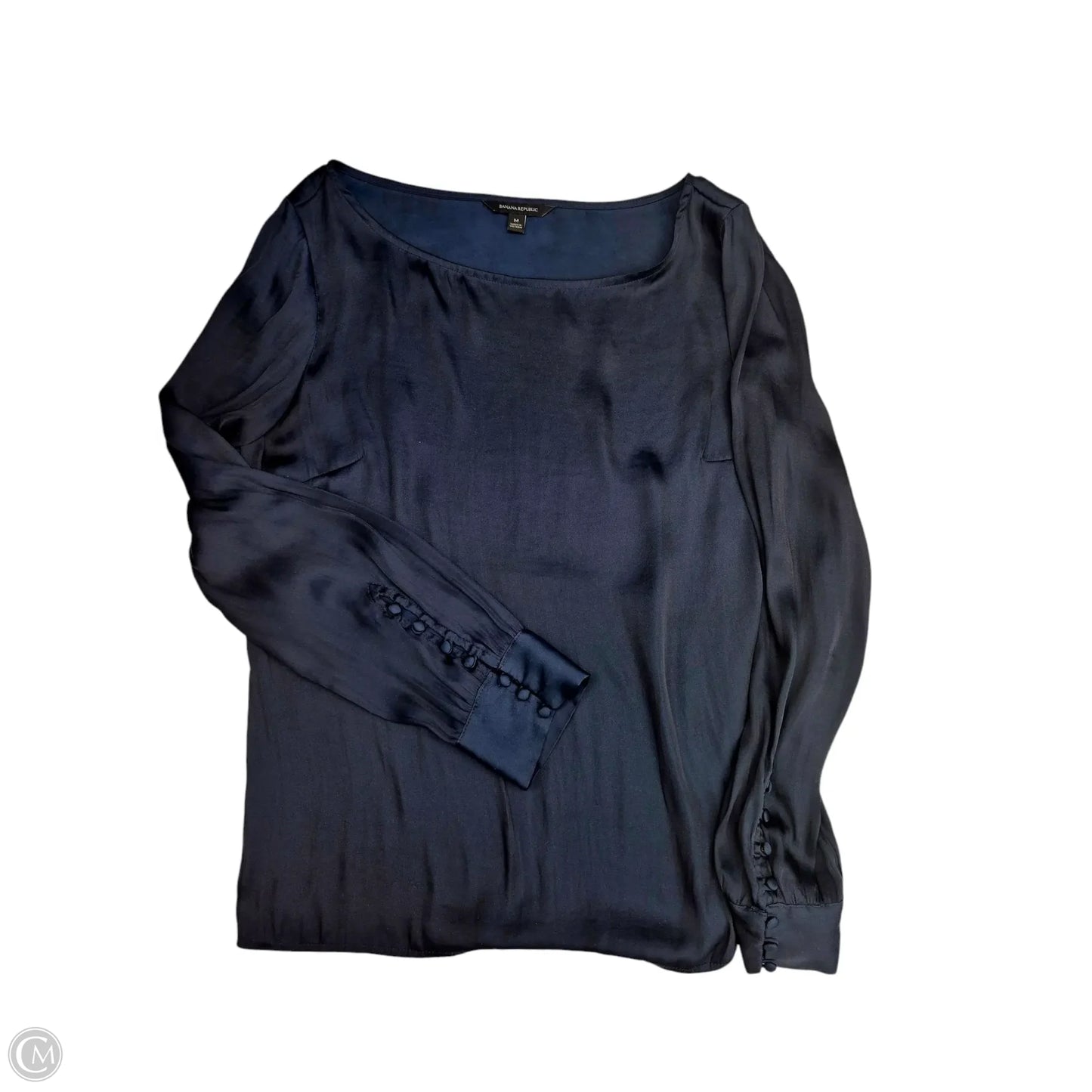 Top Long Sleeve By Banana Republic In Nautical Print, Size: M