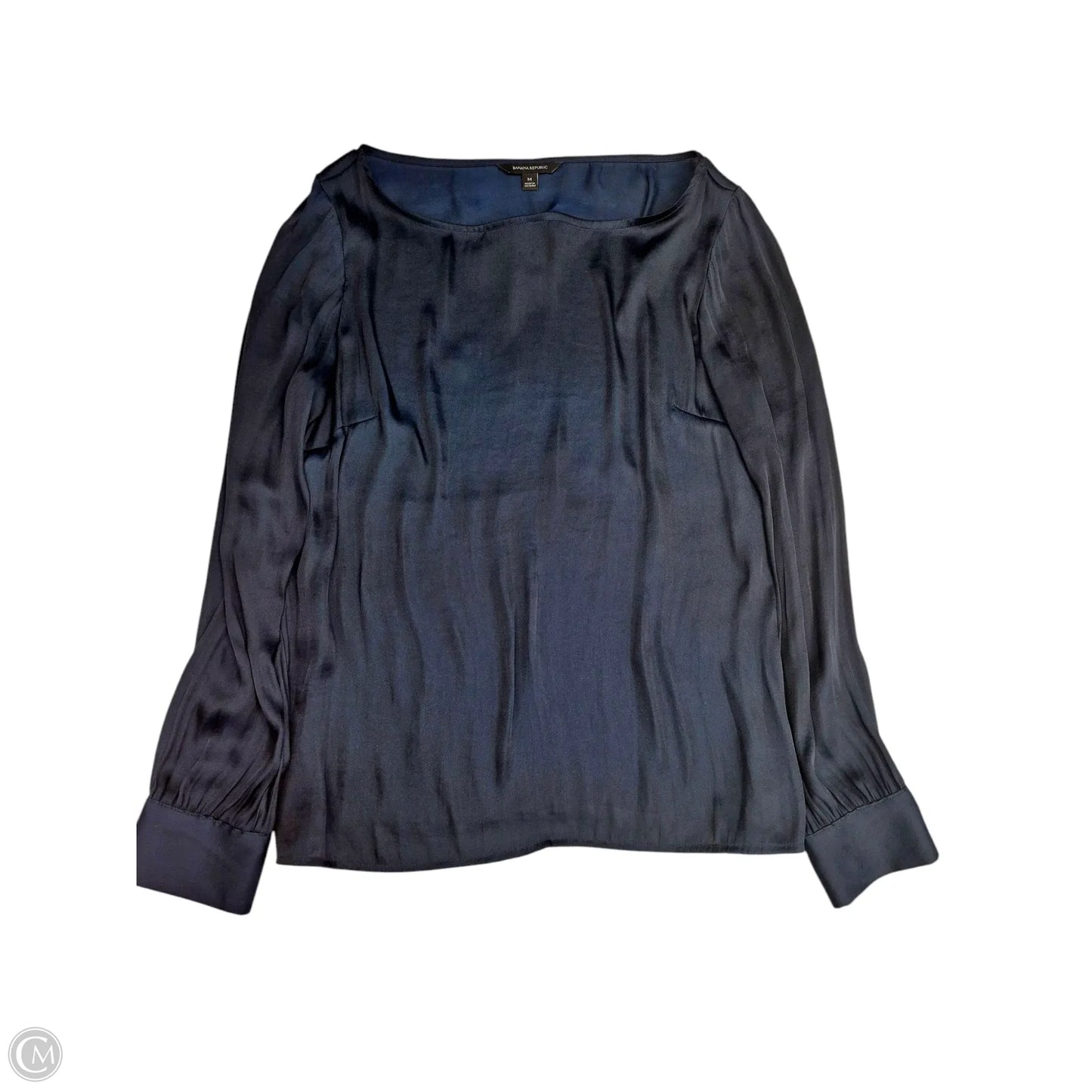 Top Long Sleeve By Banana Republic In Nautical Print, Size: M