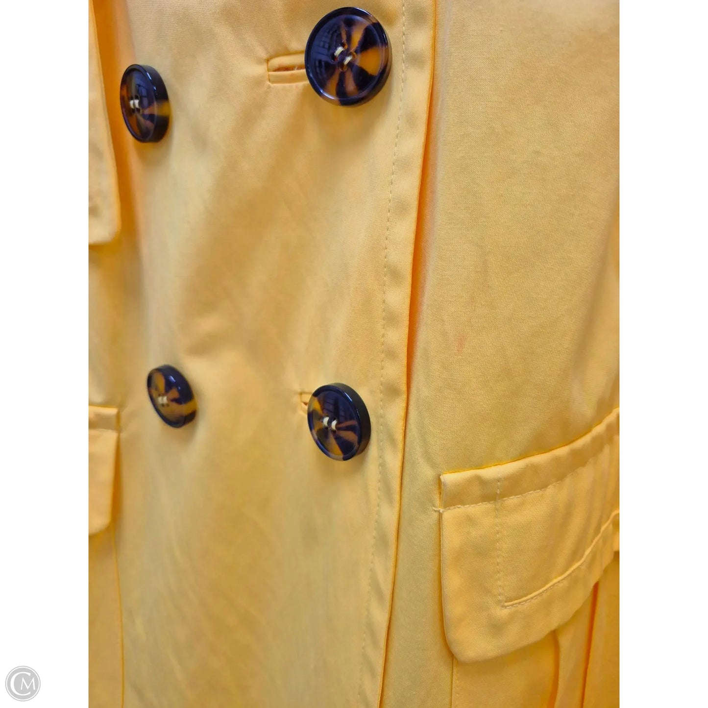Jacket Other By Style And Company In Yellow, Size: L