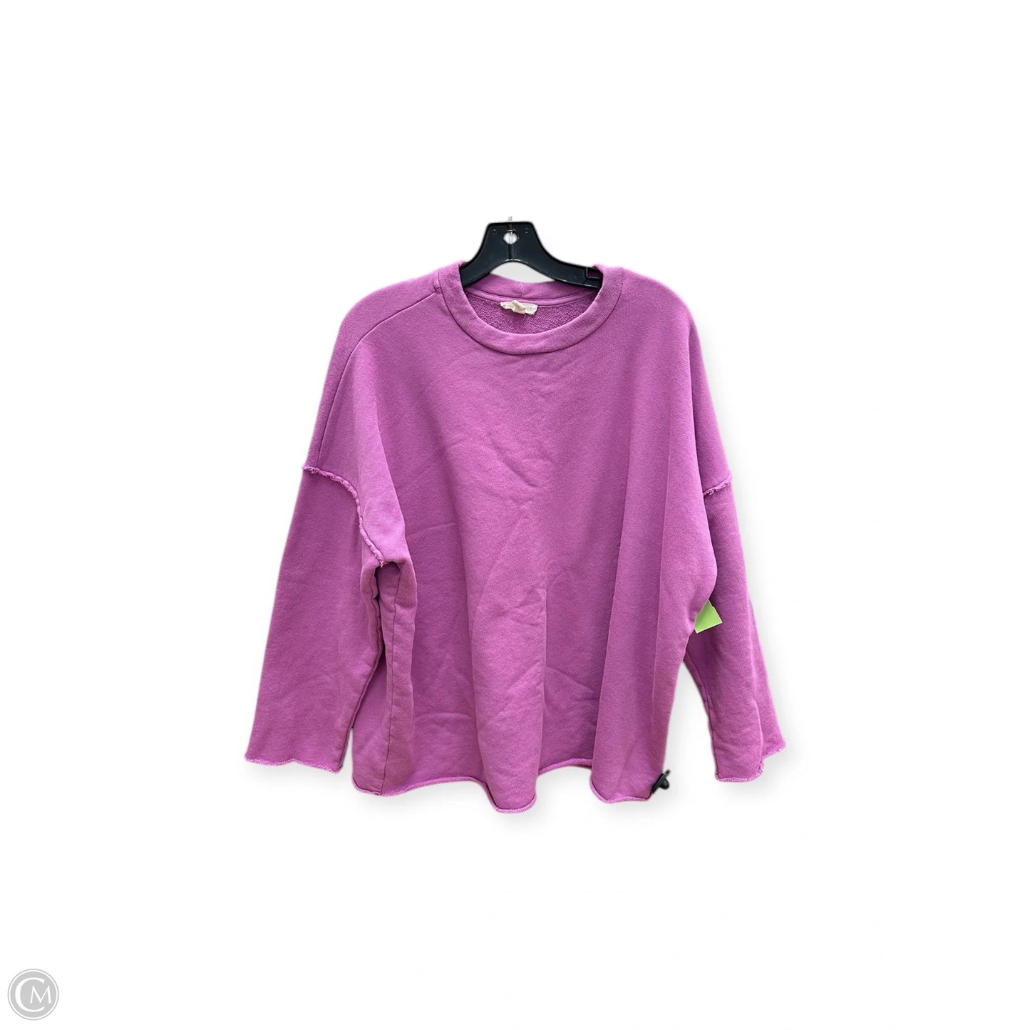 Sweatshirt Crewneck By Eileen Fisher In Purple, Size: Xl