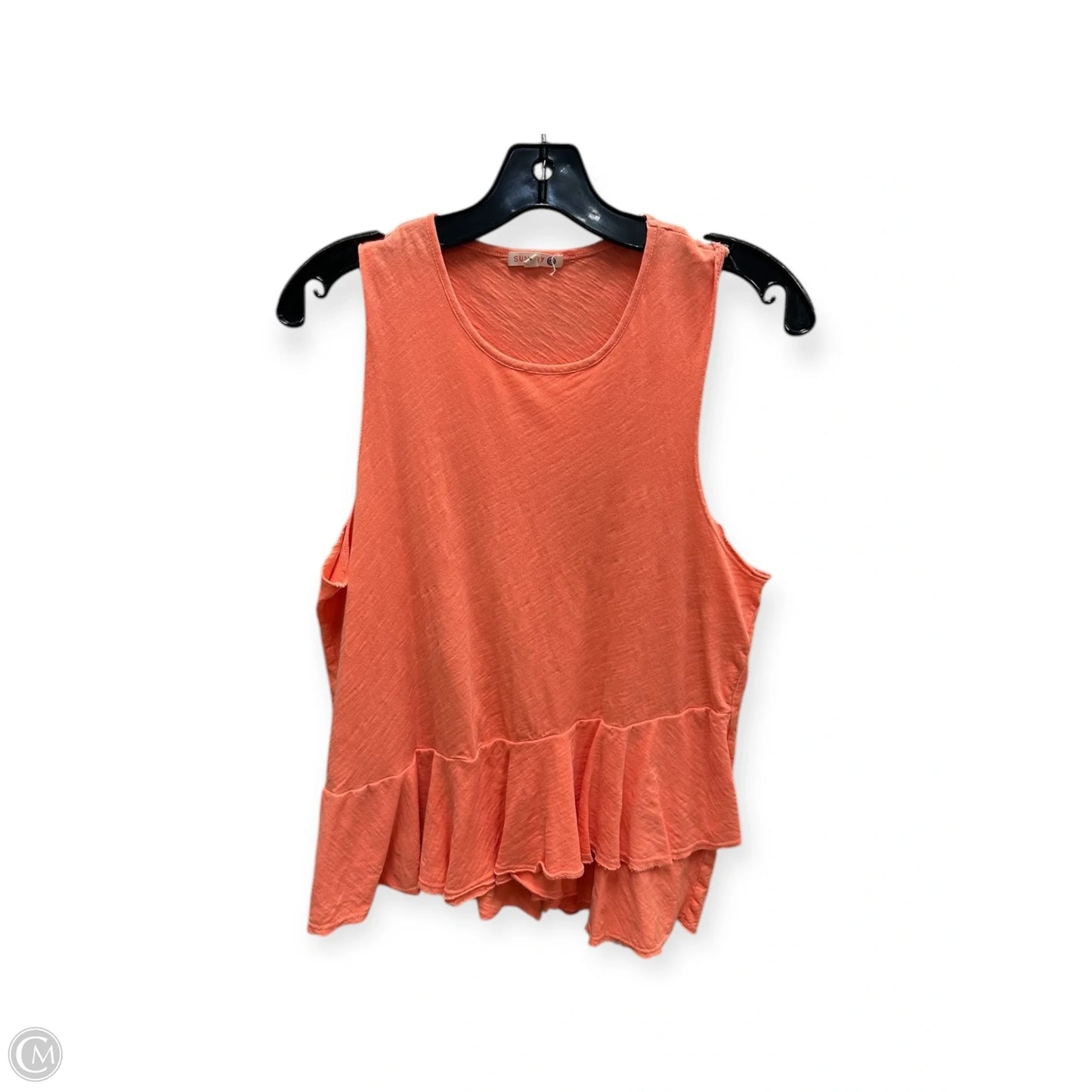 Top Sleeveless By Sundry In Orange, Size: M