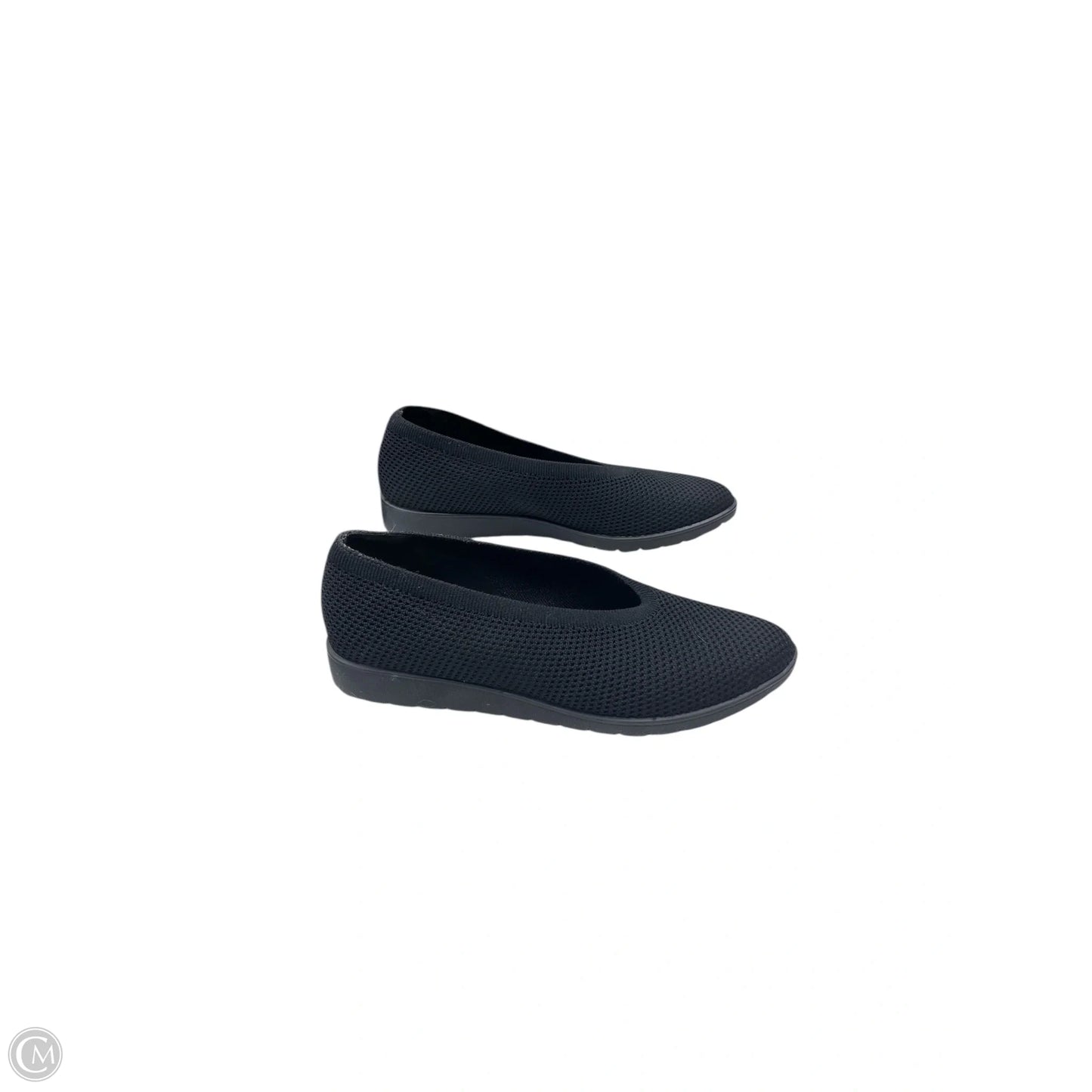 Shoes Heels Wedge By Eileen Fisher In Black, Size: 9