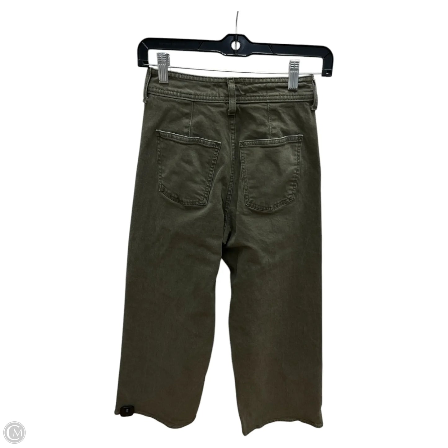 Jeans Wide Leg By Universal Thread In Green Denim, Size: Xxs