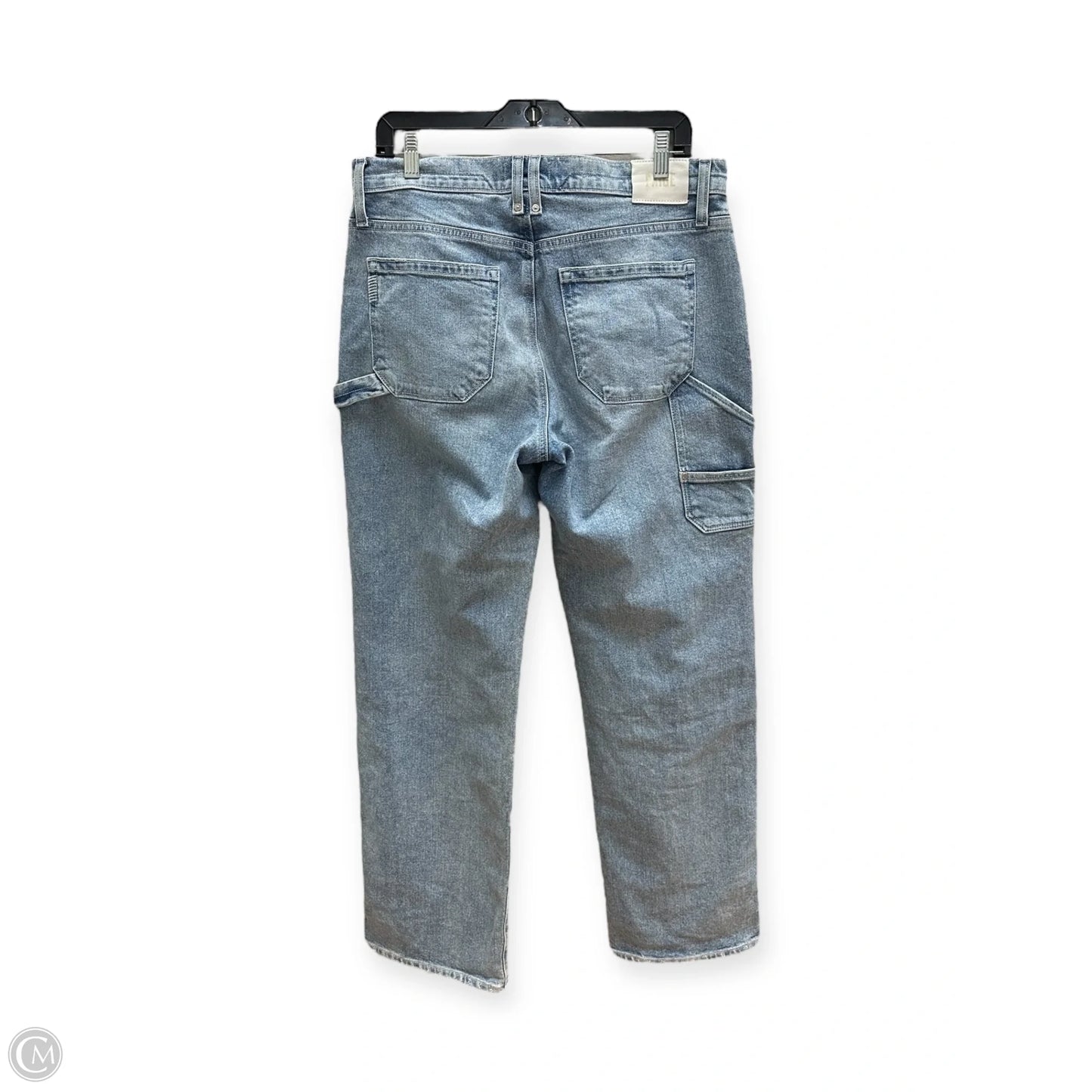 Jeans Wide Leg By Paige In Blue Denim, Size: 8