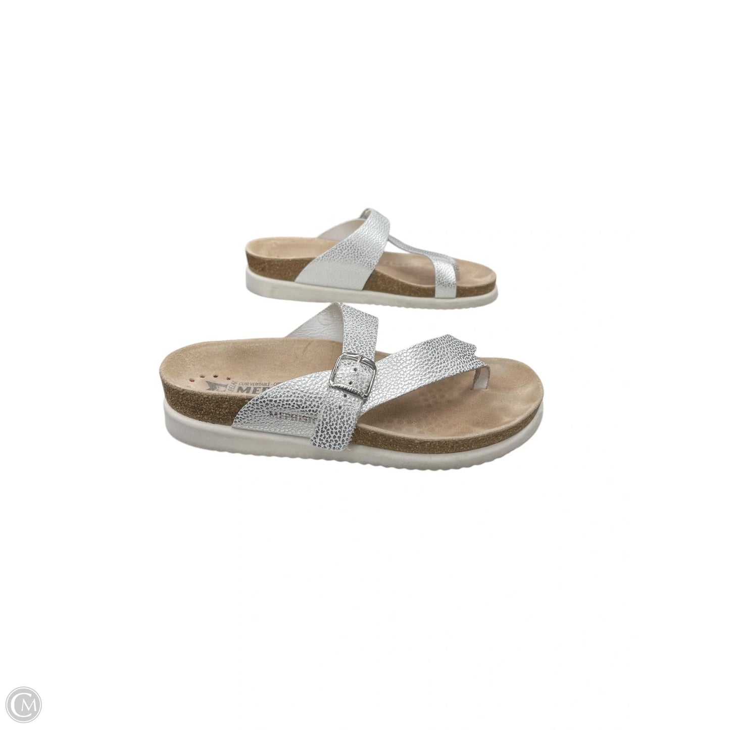 Sandals Flats By Mephisto In Silver