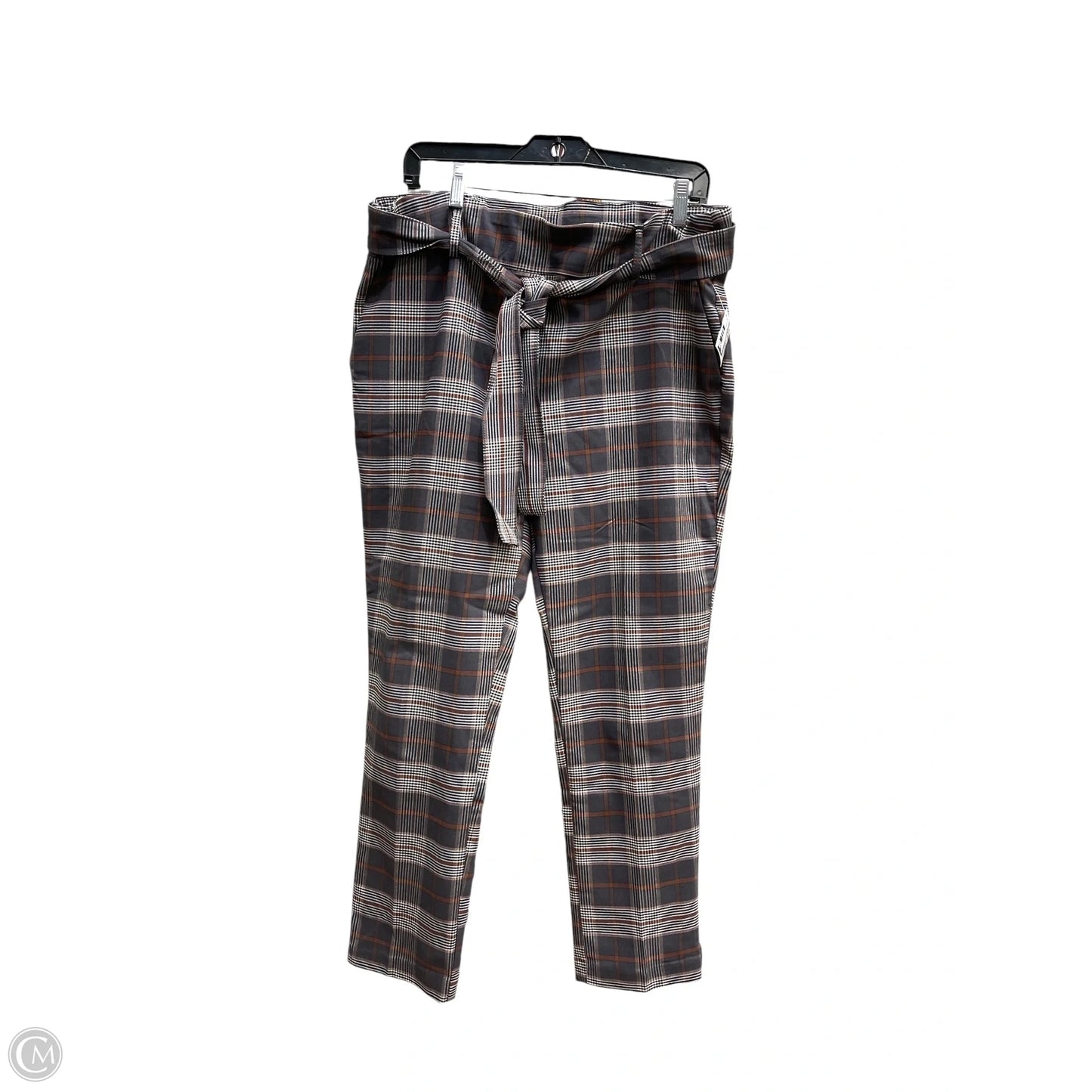 Pants Cropped By Jules & Leopold In Plaid Pattern, Size: L