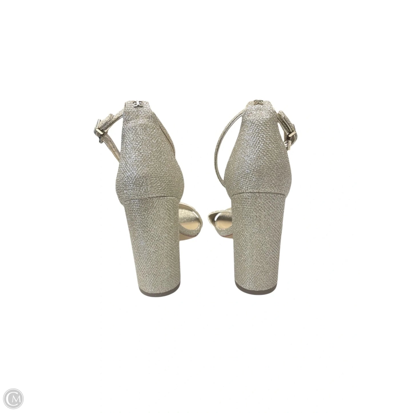 Sandals Heels Block By Jessica Simpson In Gold, Size: 8.5