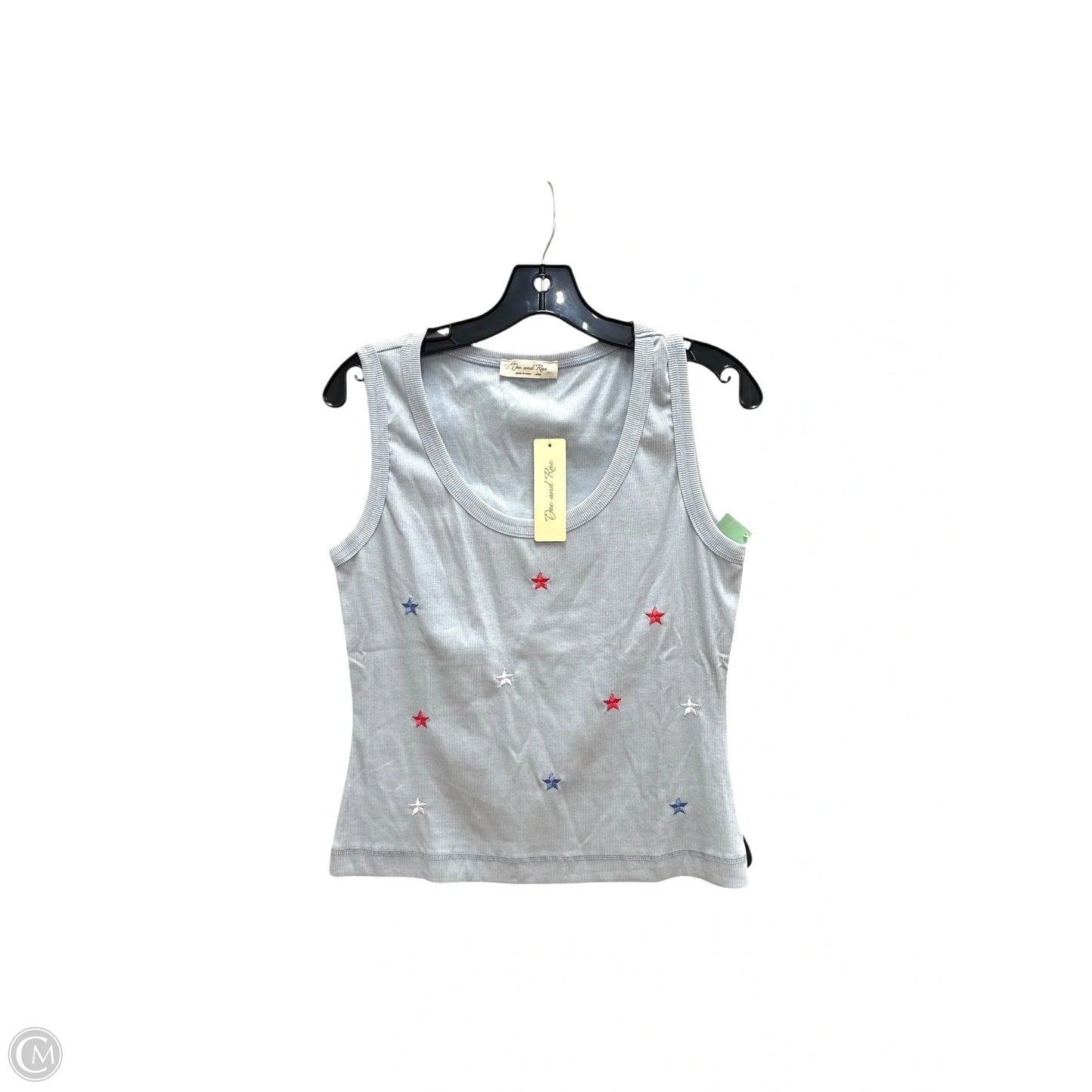 Tank Top By Doe & Rae In Blue & Red, Size: L