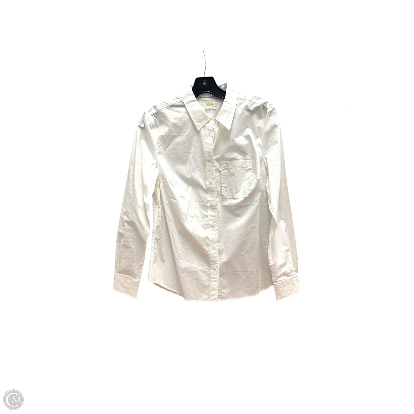 Top Long Sleeve By Boden In White, Size: 6