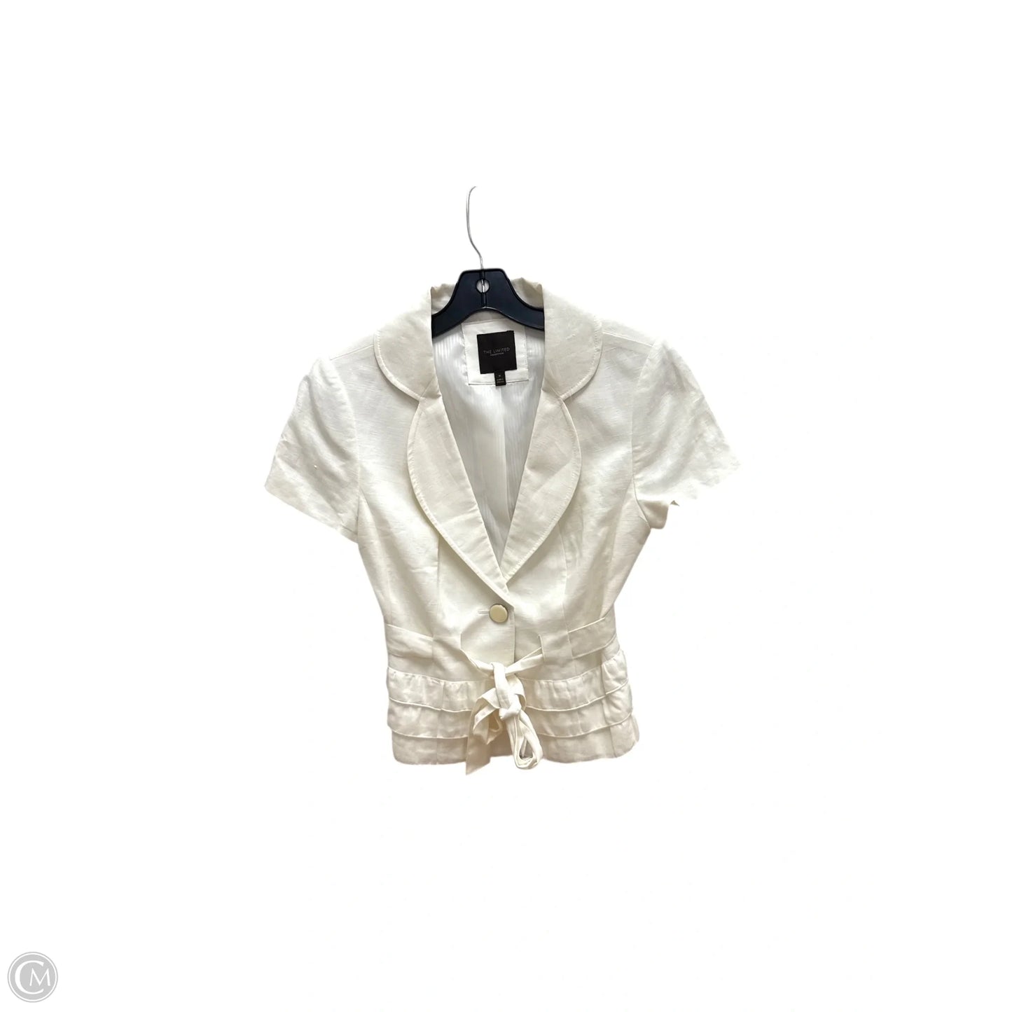 Blazer By Limited In Cream, Size: M