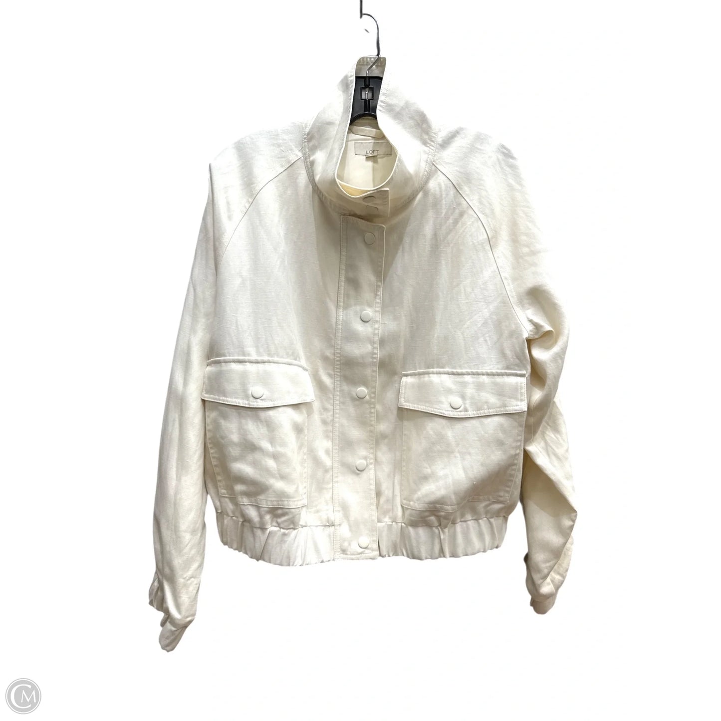 Jacket Other By Loft In Cream, Size: M