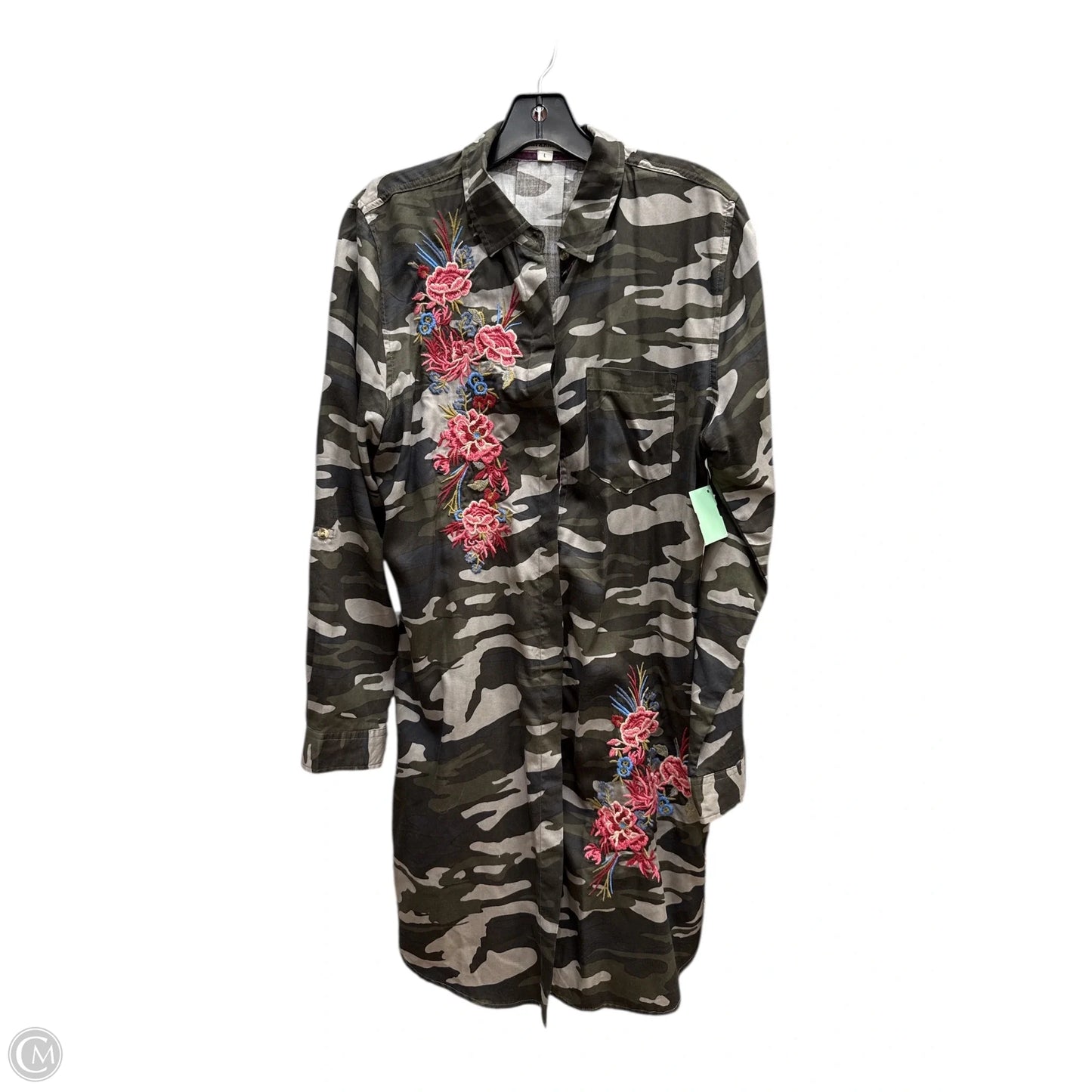 Jacket Other By Paparazzi In Camouflage Print, Size: L