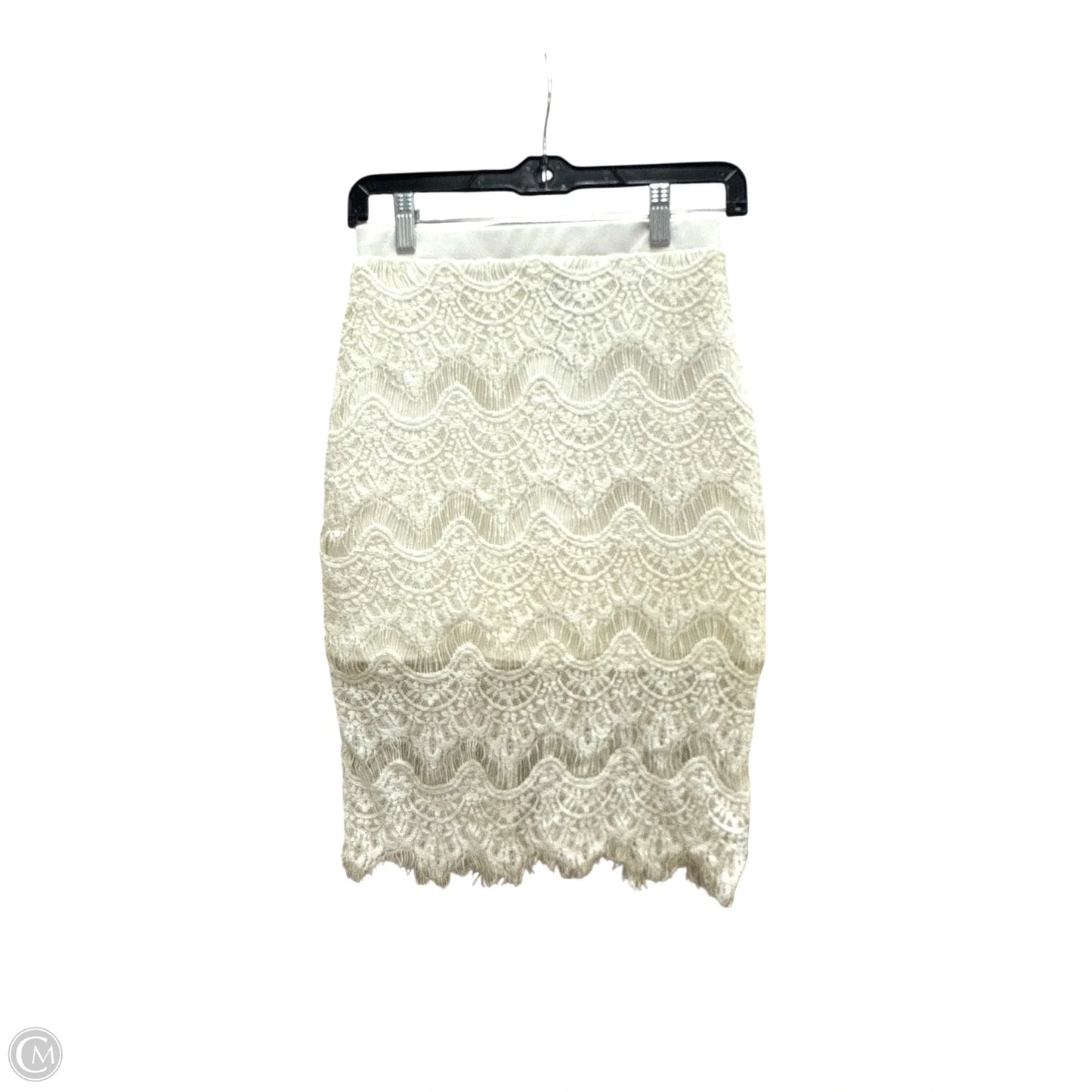 Skirt Midi By Andree In Cream, Size: S