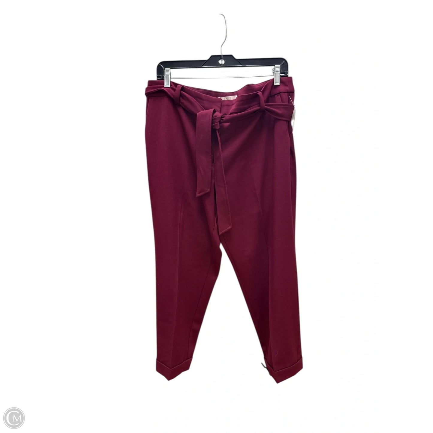 Pants Dress By Loft In Maroon, Size: 14p