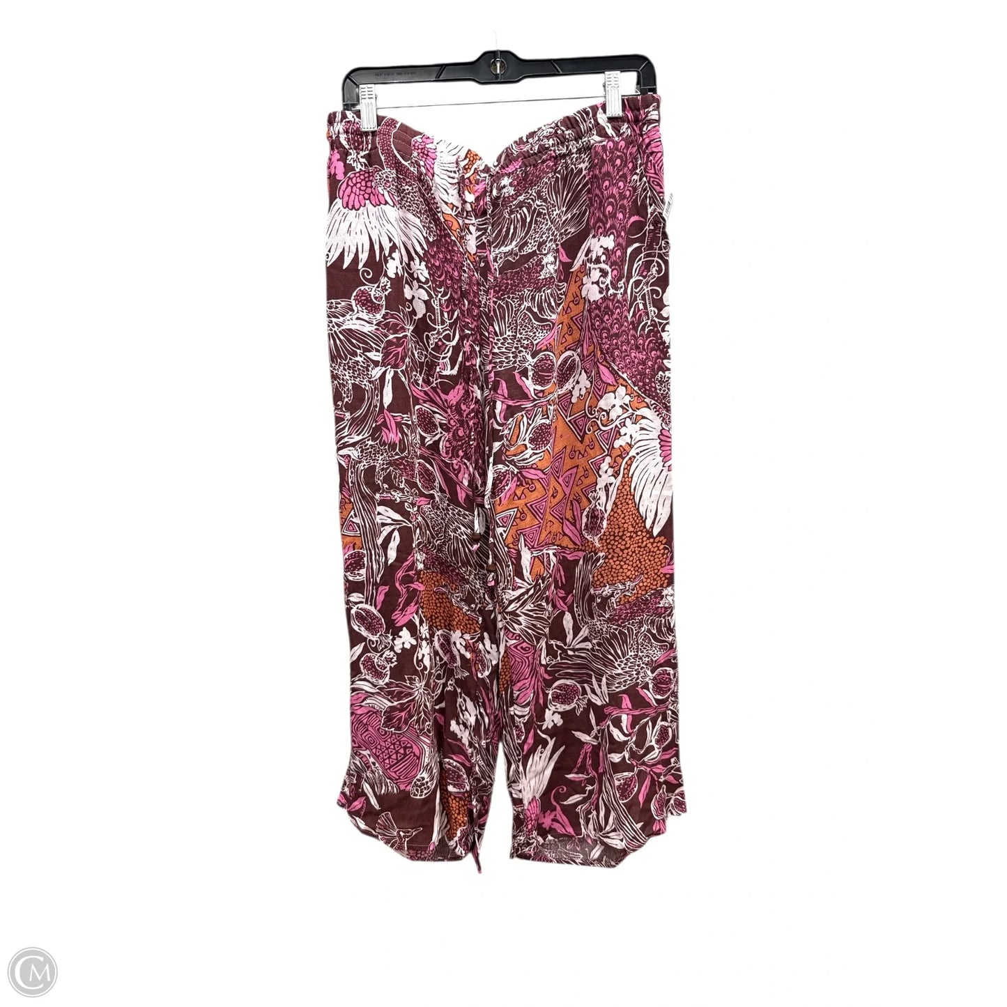 Pants Lounge By Rachel Zoe In Pink & White, Size: L