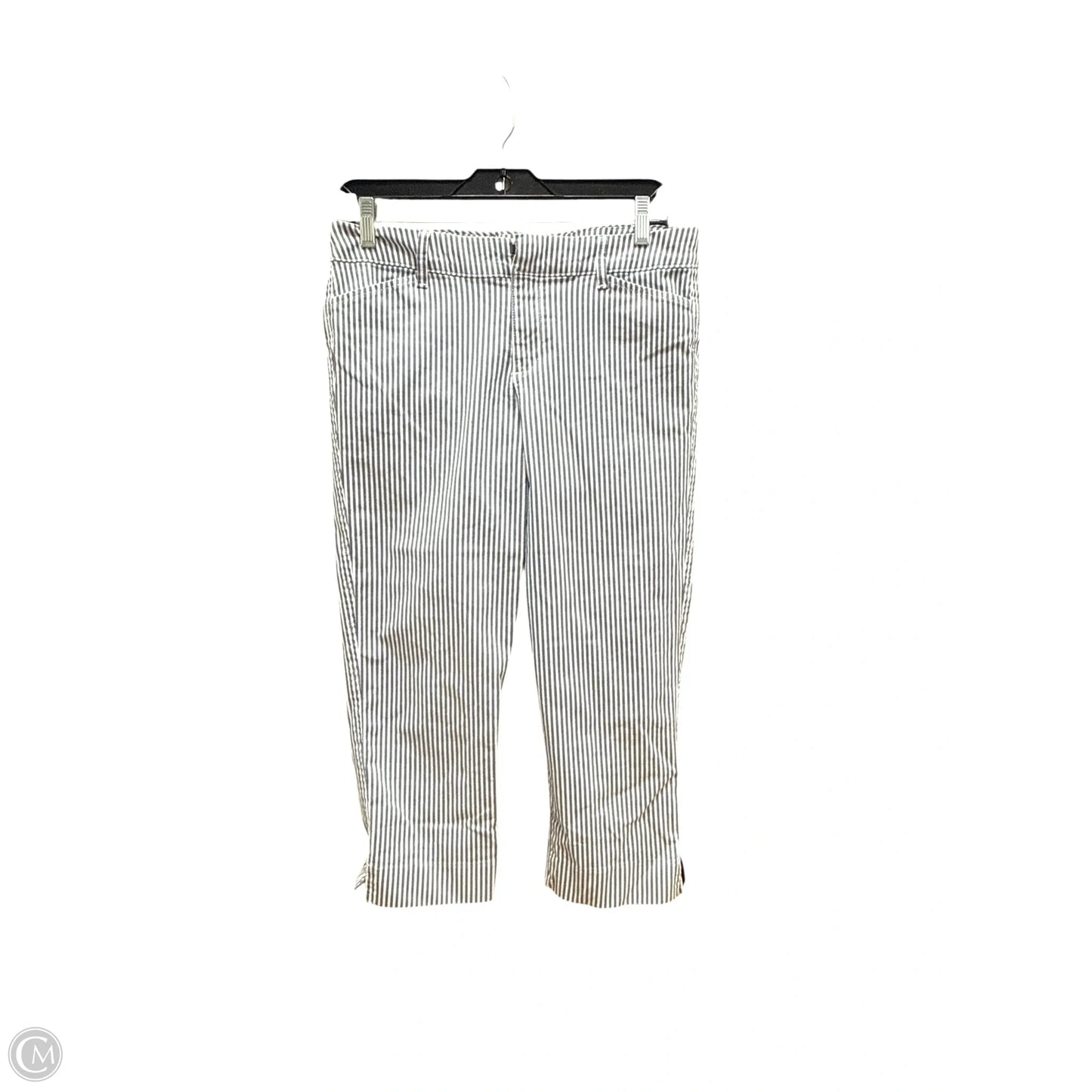 Pants Cropped By Old Navy In Striped Pattern, Size: 6