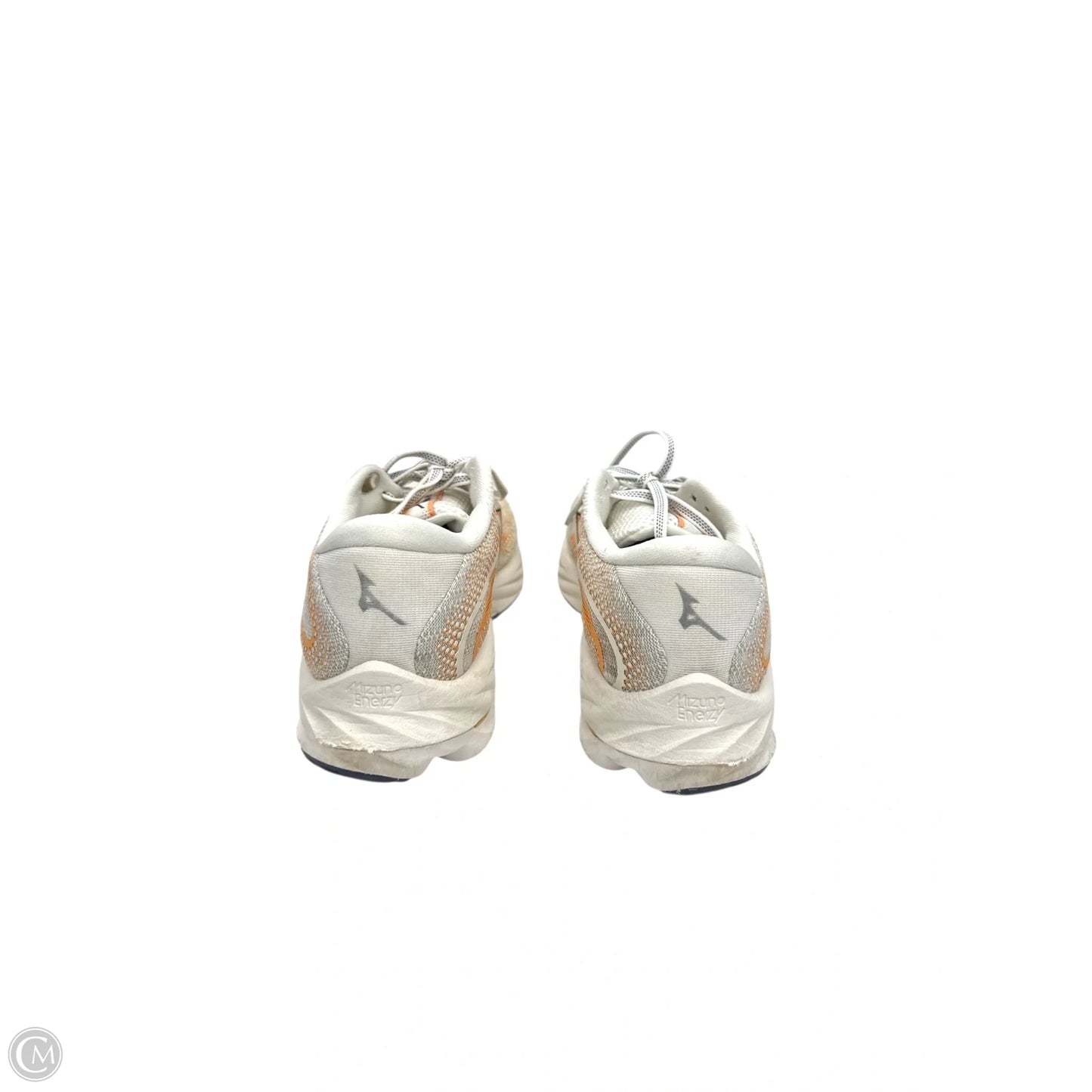 Shoes Athletic By Mizuno In Cream & Orange, Size: 8