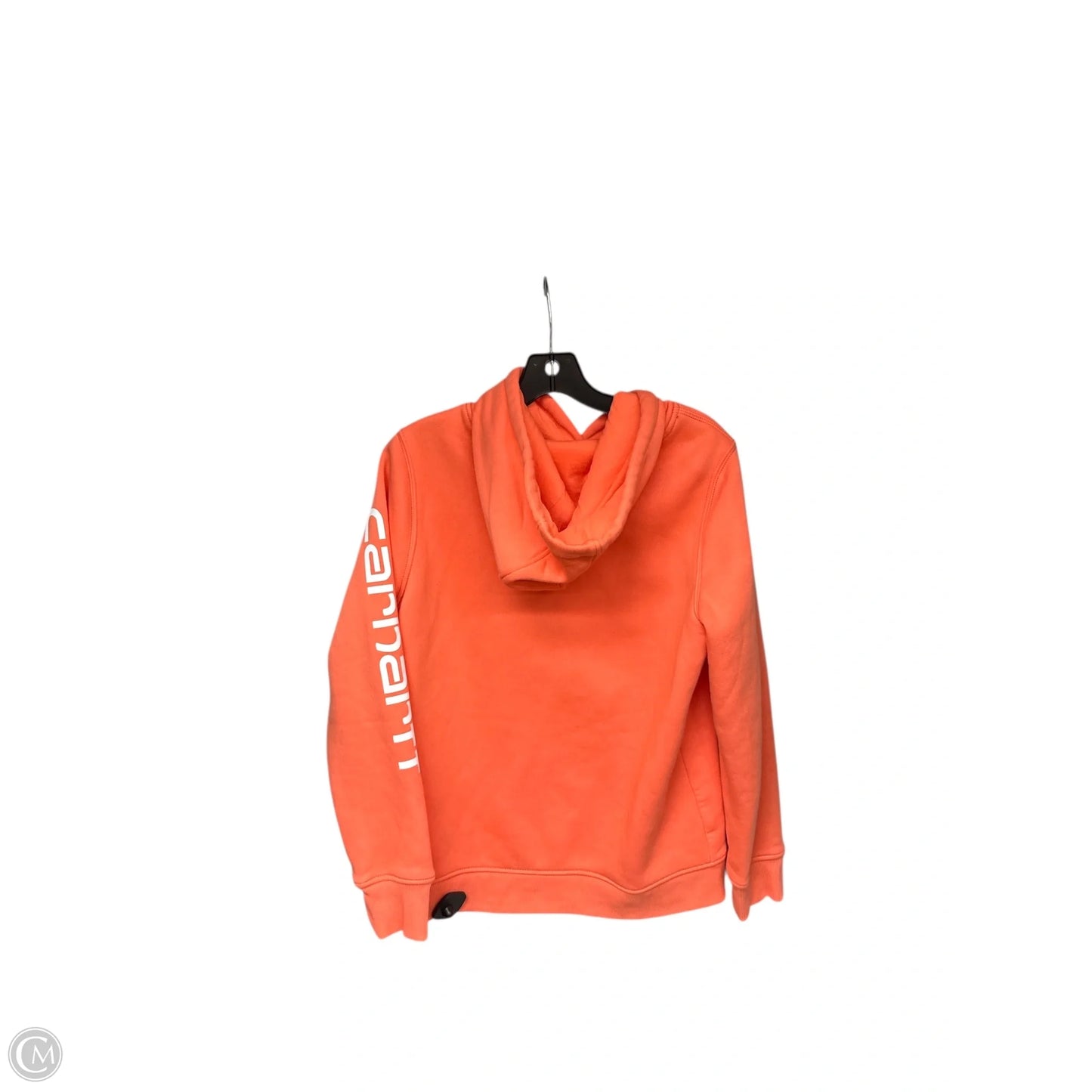 Sweatshirt Hoodie By Carhartt In Orange, Size: L