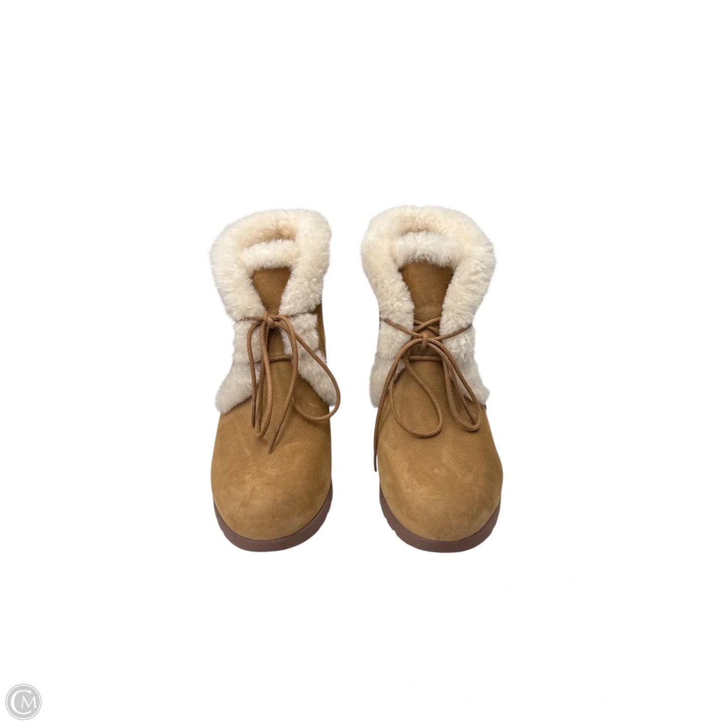 Boots Designer By Ugg In Brown, Size: 9.5