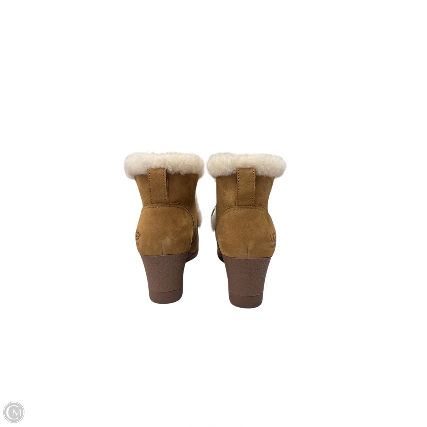 Boots Designer By Ugg In Brown, Size: 9.5