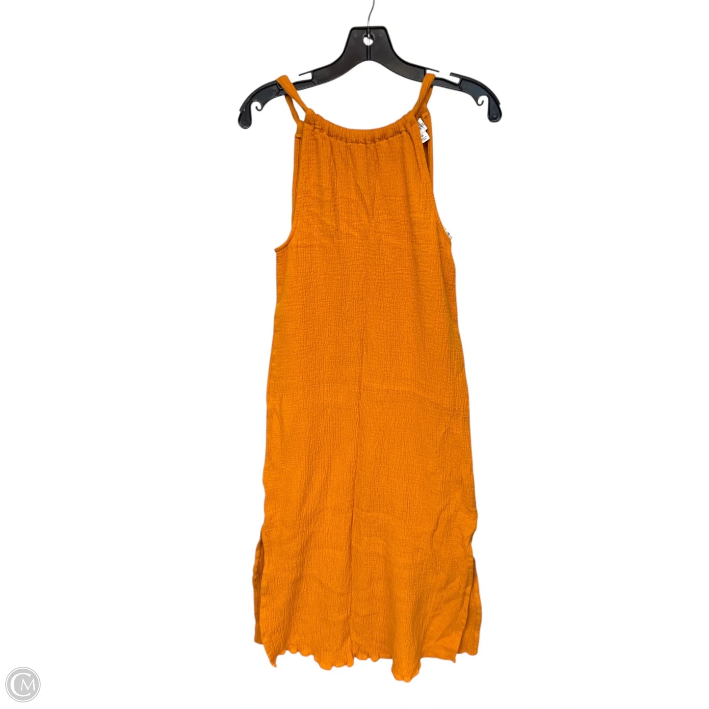 Dress Casual Midi By Evereve In Orange, Size: M