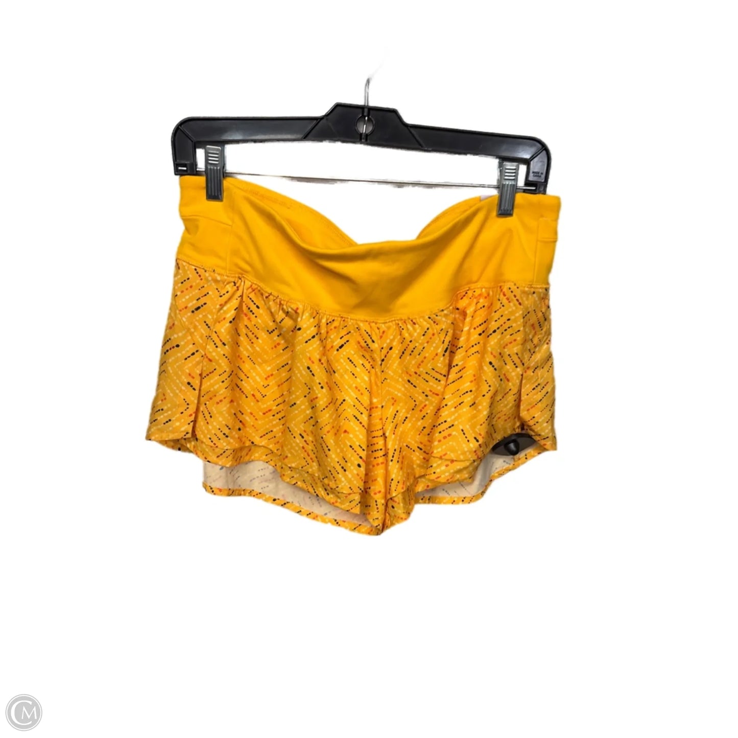 Athletic Shorts By Calia In Yellow, Size: M